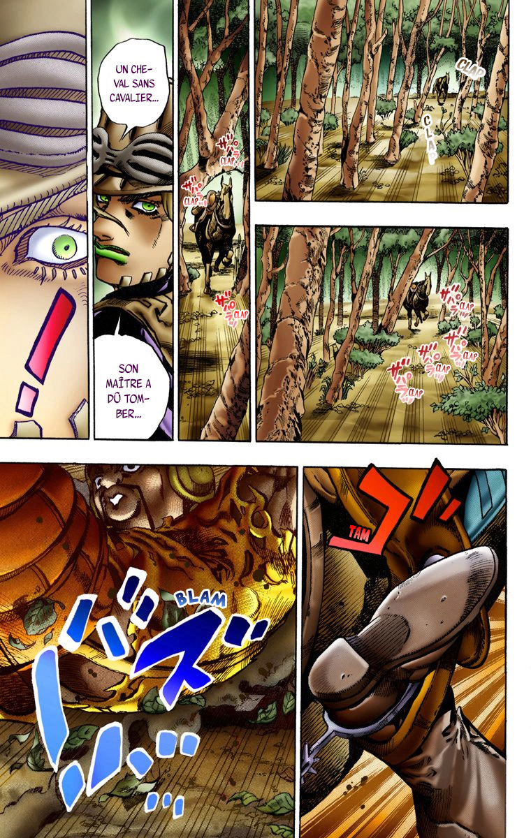 Read JoJo_s Bizarre Adventure Part 7 Steel Ball Run Official Colored FR Manga Online