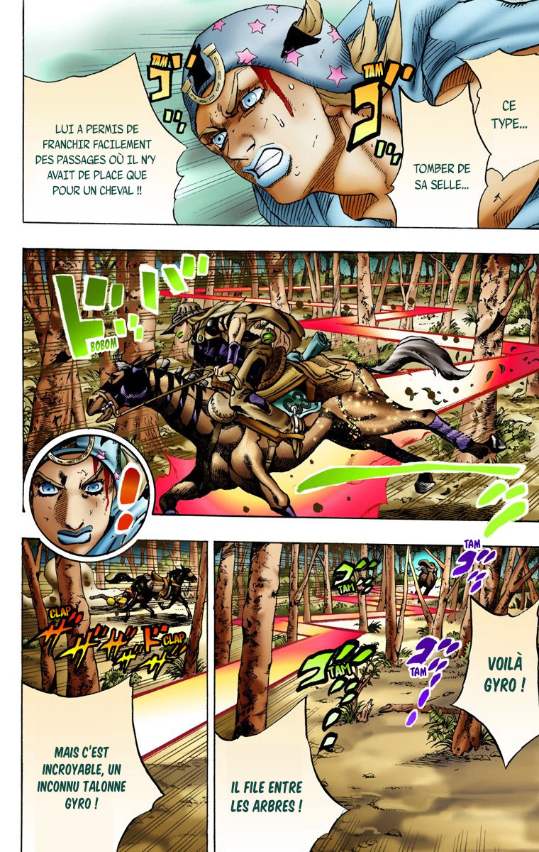 Read JoJo_s Bizarre Adventure Part 7 Steel Ball Run Official Colored FR Manga Online