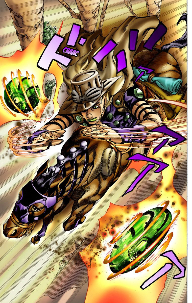 Read JoJo_s Bizarre Adventure Part 7 Steel Ball Run Official Colored FR Manga Online