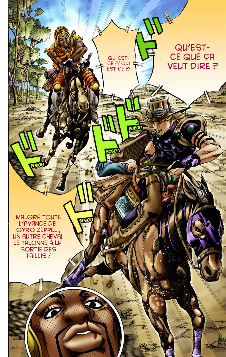 Read JoJo_s Bizarre Adventure Part 7 Steel Ball Run Official Colored FR Manga Online