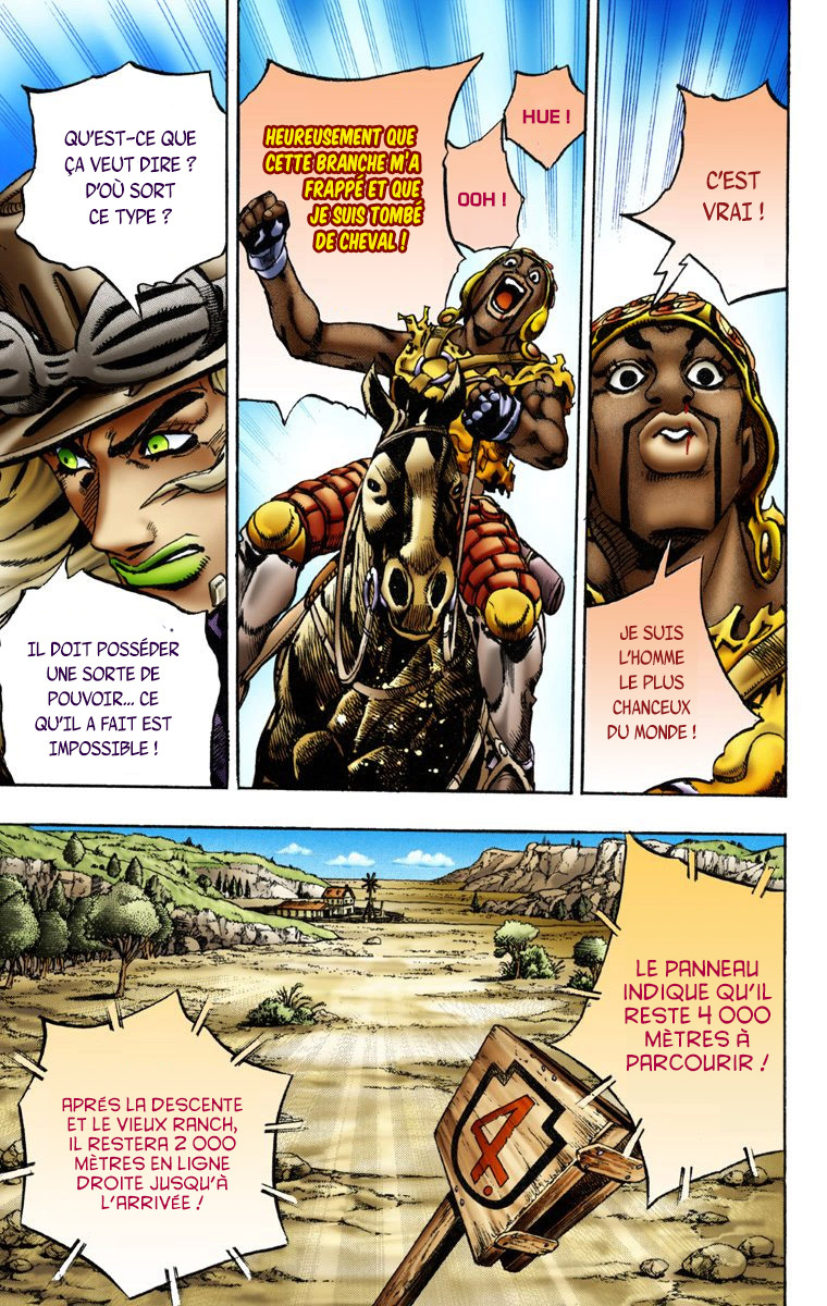 Read JoJo_s Bizarre Adventure Part 7 Steel Ball Run Official Colored FR Manga Online