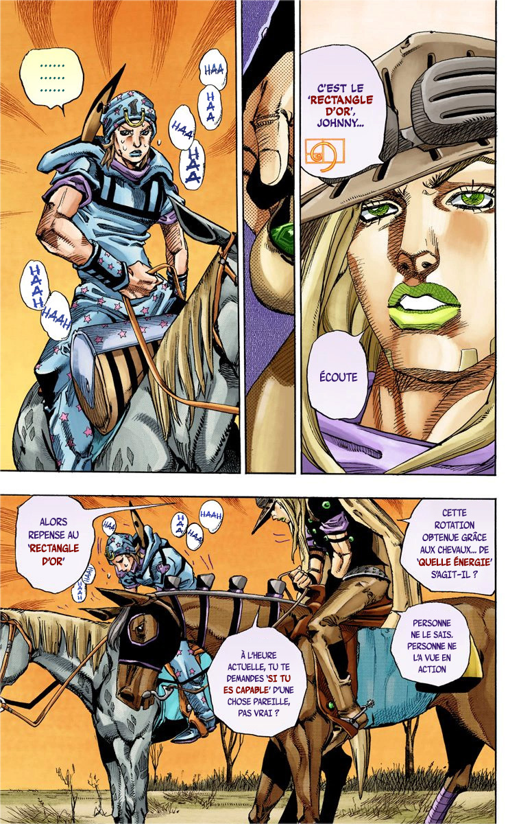 Read JoJo_s Bizarre Adventure Part 7 Steel Ball Run Official Colored FR Manga Online
