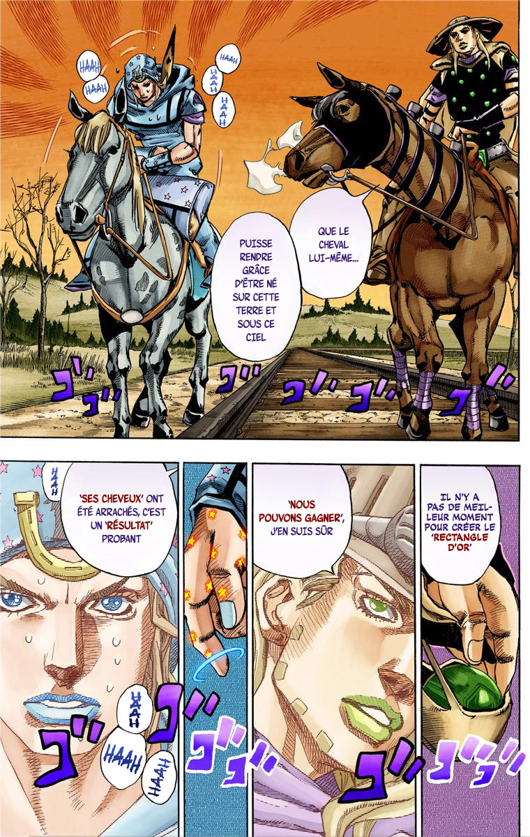 Read JoJo_s Bizarre Adventure Part 7 Steel Ball Run Official Colored FR Manga Online