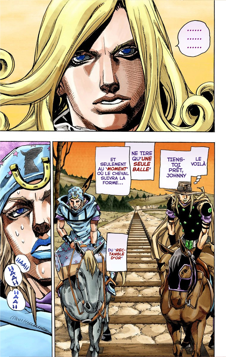 Read JoJo_s Bizarre Adventure Part 7 Steel Ball Run Official Colored FR Manga Online