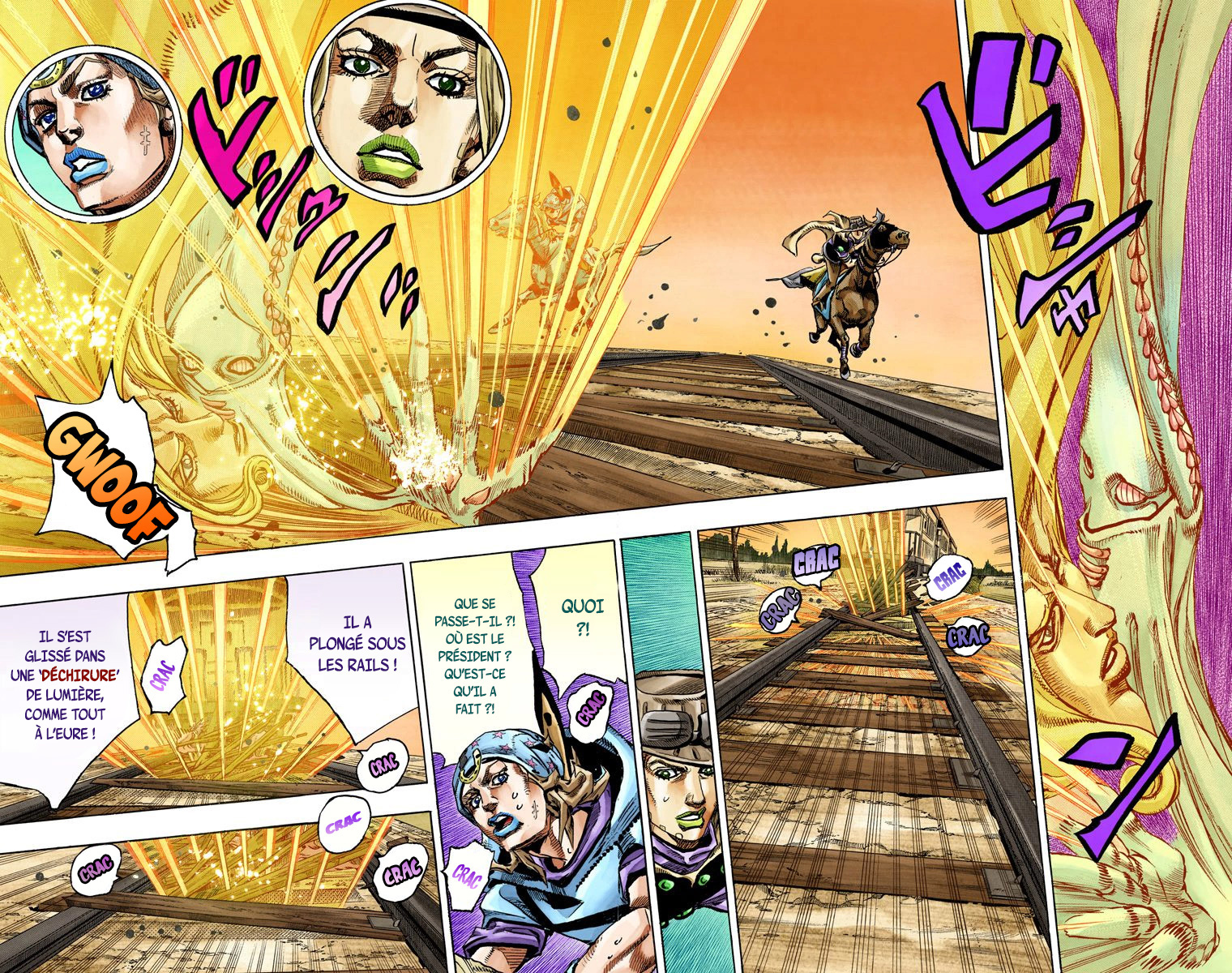 Read JoJo_s Bizarre Adventure Part 7 Steel Ball Run Official Colored FR Manga Online