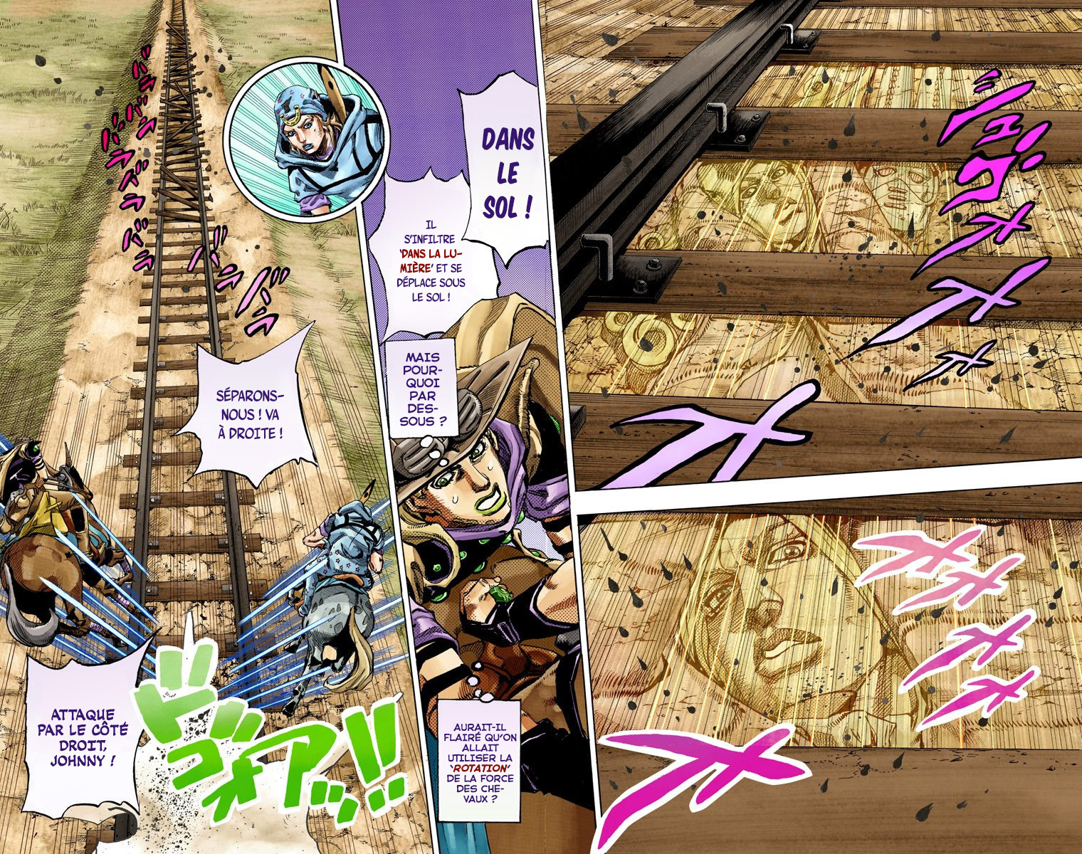 Read JoJo_s Bizarre Adventure Part 7 Steel Ball Run Official Colored FR Manga Online