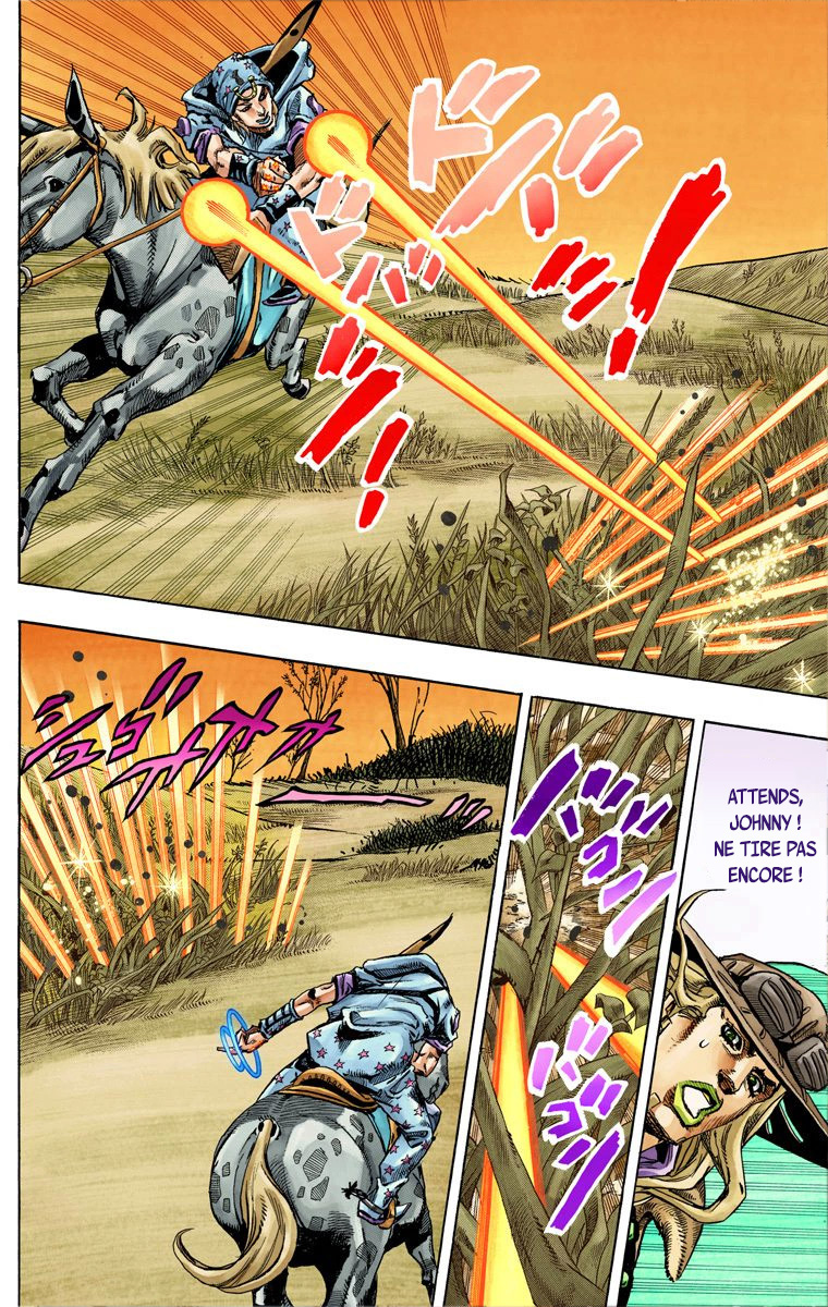 Read JoJo_s Bizarre Adventure Part 7 Steel Ball Run Official Colored FR Manga Online