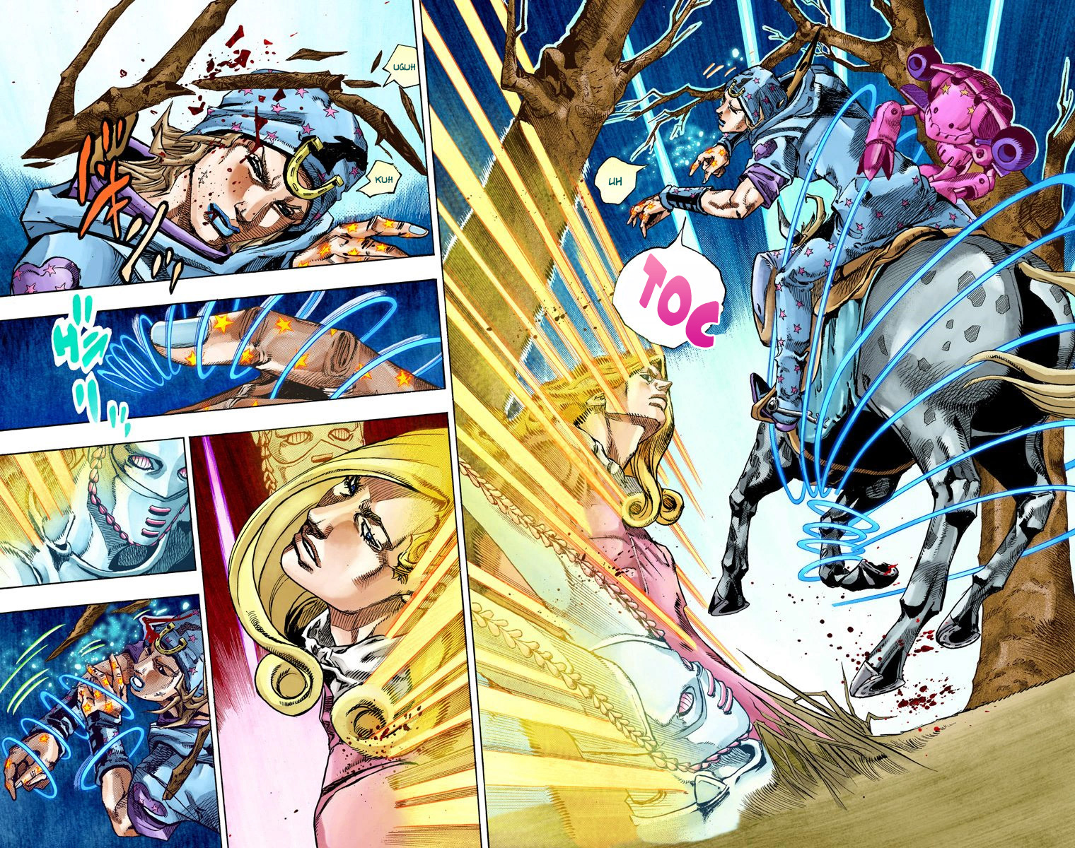 Read JoJo_s Bizarre Adventure Part 7 Steel Ball Run Official Colored FR Manga Online