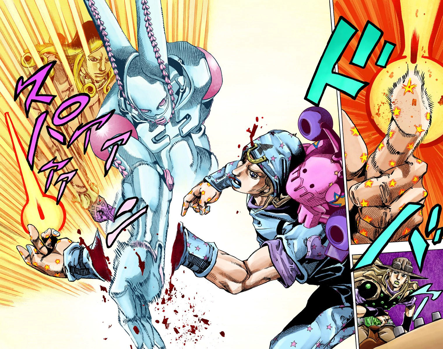 Read JoJo_s Bizarre Adventure Part 7 Steel Ball Run Official Colored FR Manga Online