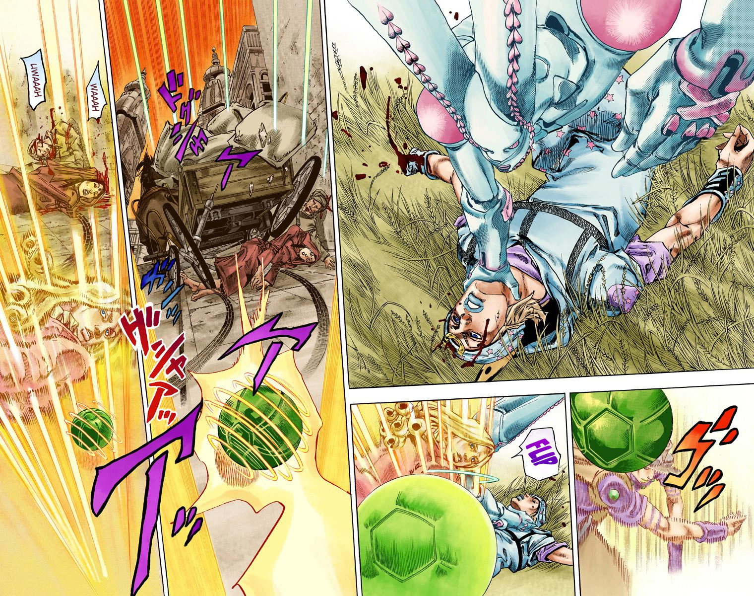 Read JoJo_s Bizarre Adventure Part 7 Steel Ball Run Official Colored FR Manga Online