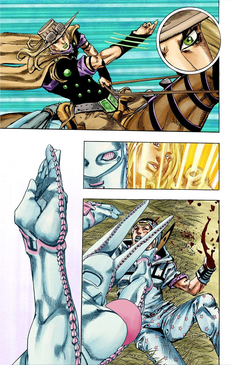 Read JoJo_s Bizarre Adventure Part 7 Steel Ball Run Official Colored FR Manga Online