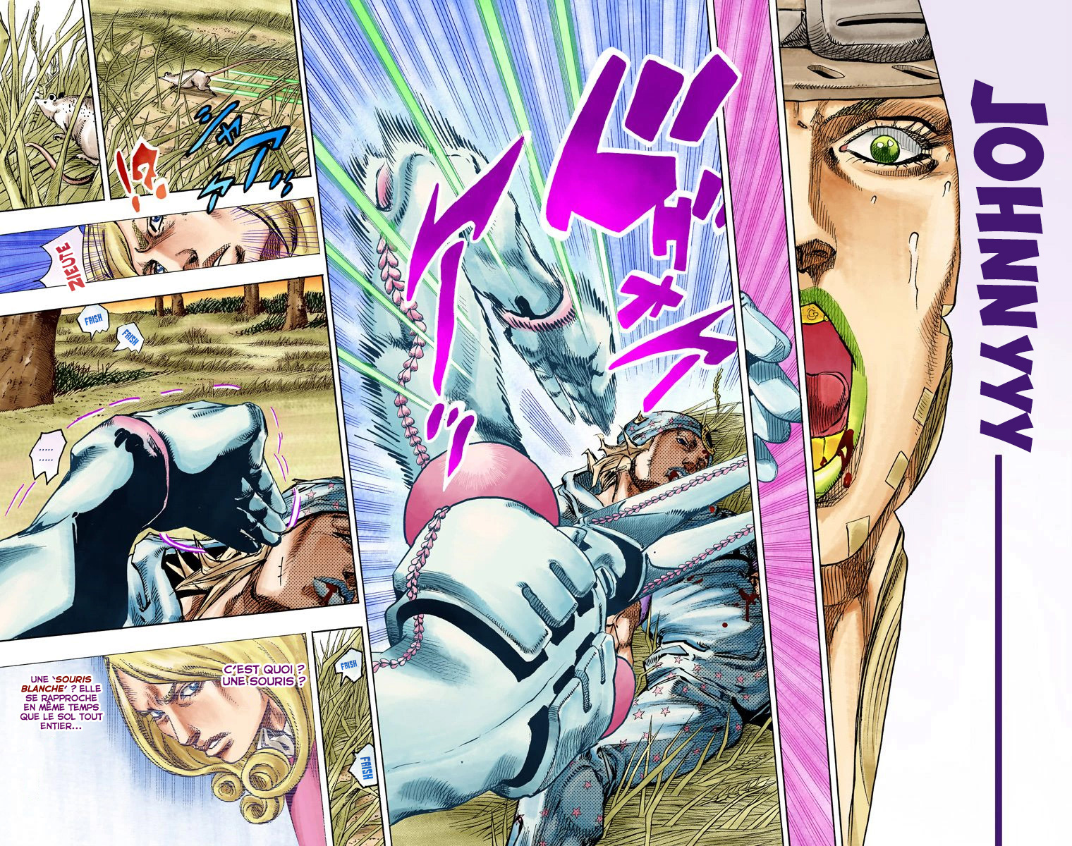 Read JoJo_s Bizarre Adventure Part 7 Steel Ball Run Official Colored FR Manga Online
