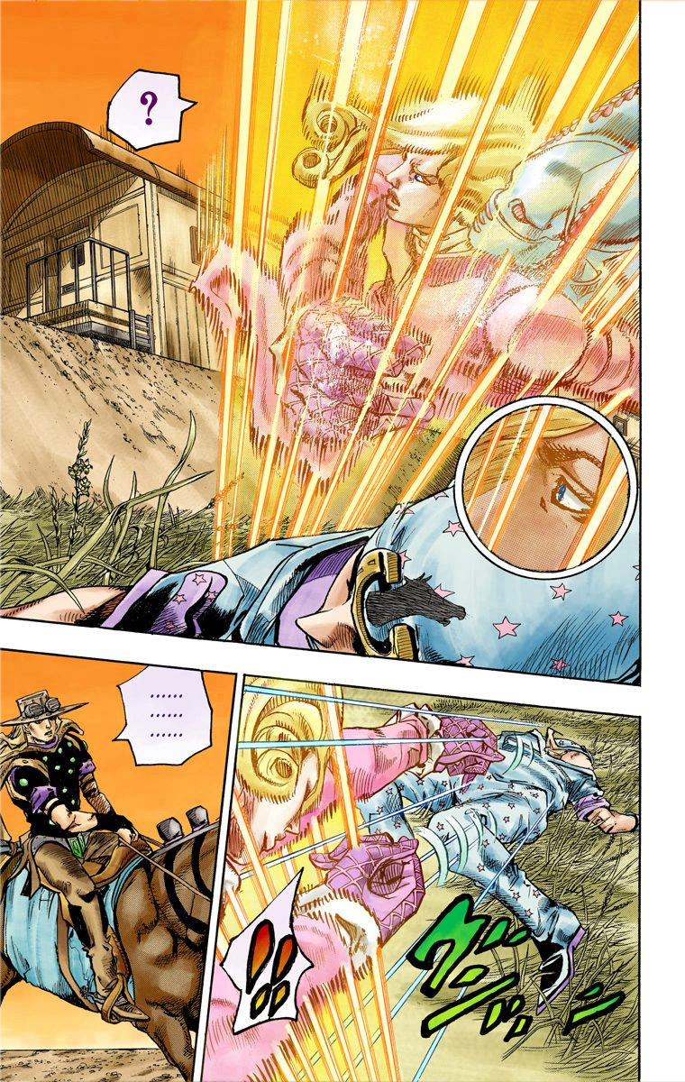 Read JoJo_s Bizarre Adventure Part 7 Steel Ball Run Official Colored FR Manga Online