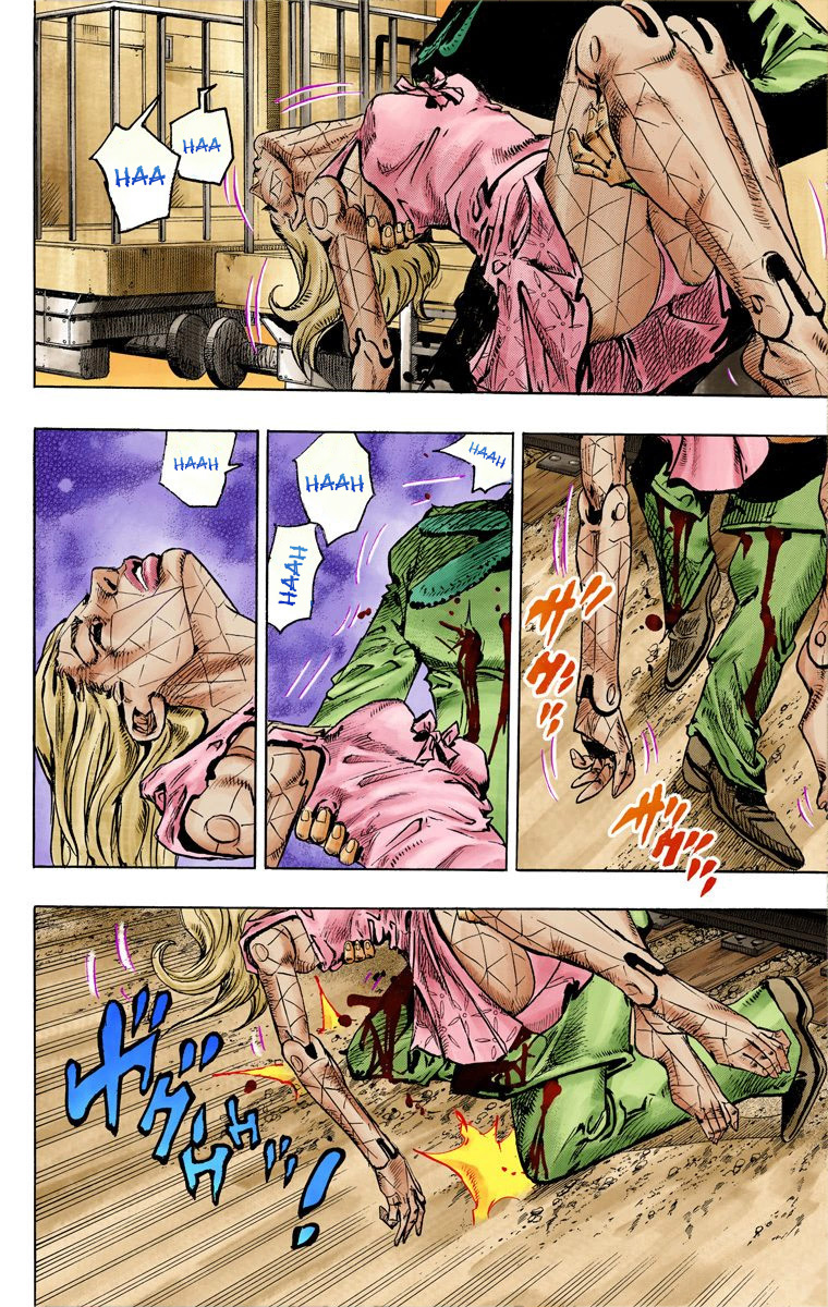 Read JoJo_s Bizarre Adventure Part 7 Steel Ball Run Official Colored FR Manga Online