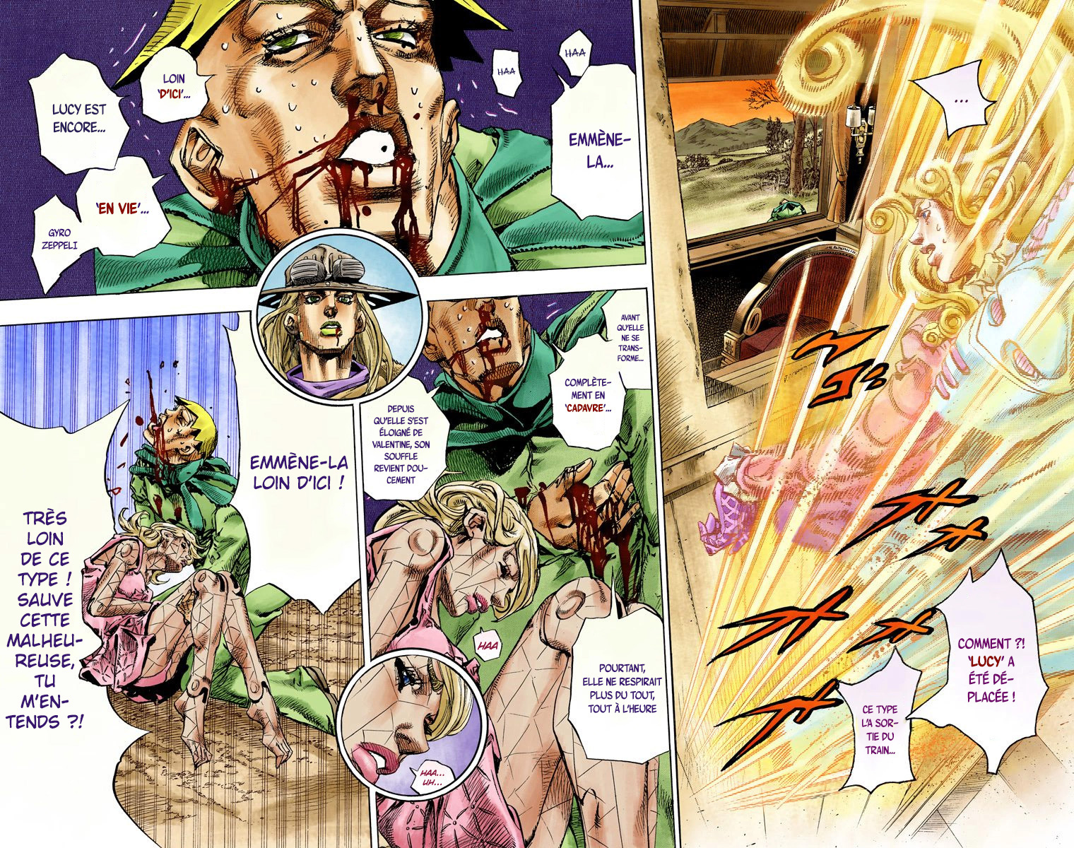 Read JoJo_s Bizarre Adventure Part 7 Steel Ball Run Official Colored FR Manga Online