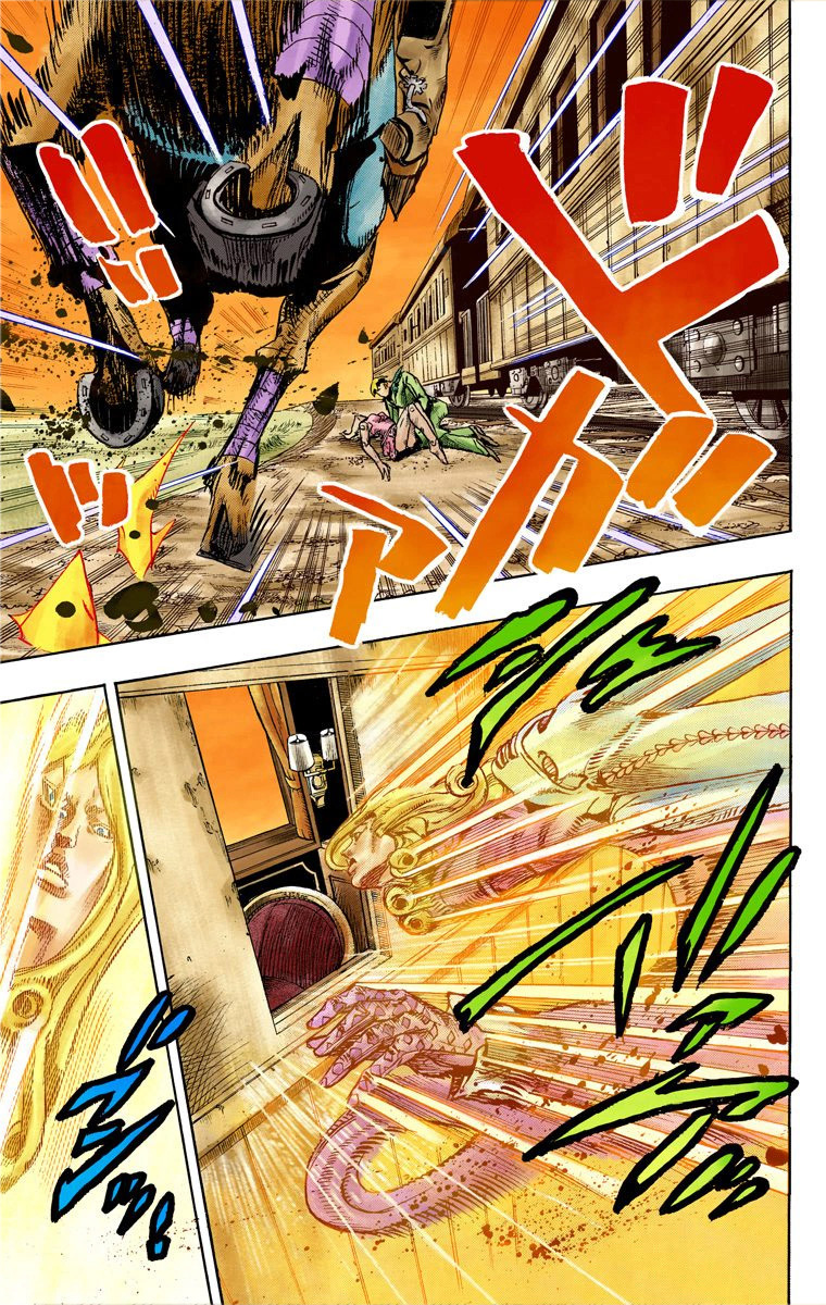 Read JoJo_s Bizarre Adventure Part 7 Steel Ball Run Official Colored FR Manga Online