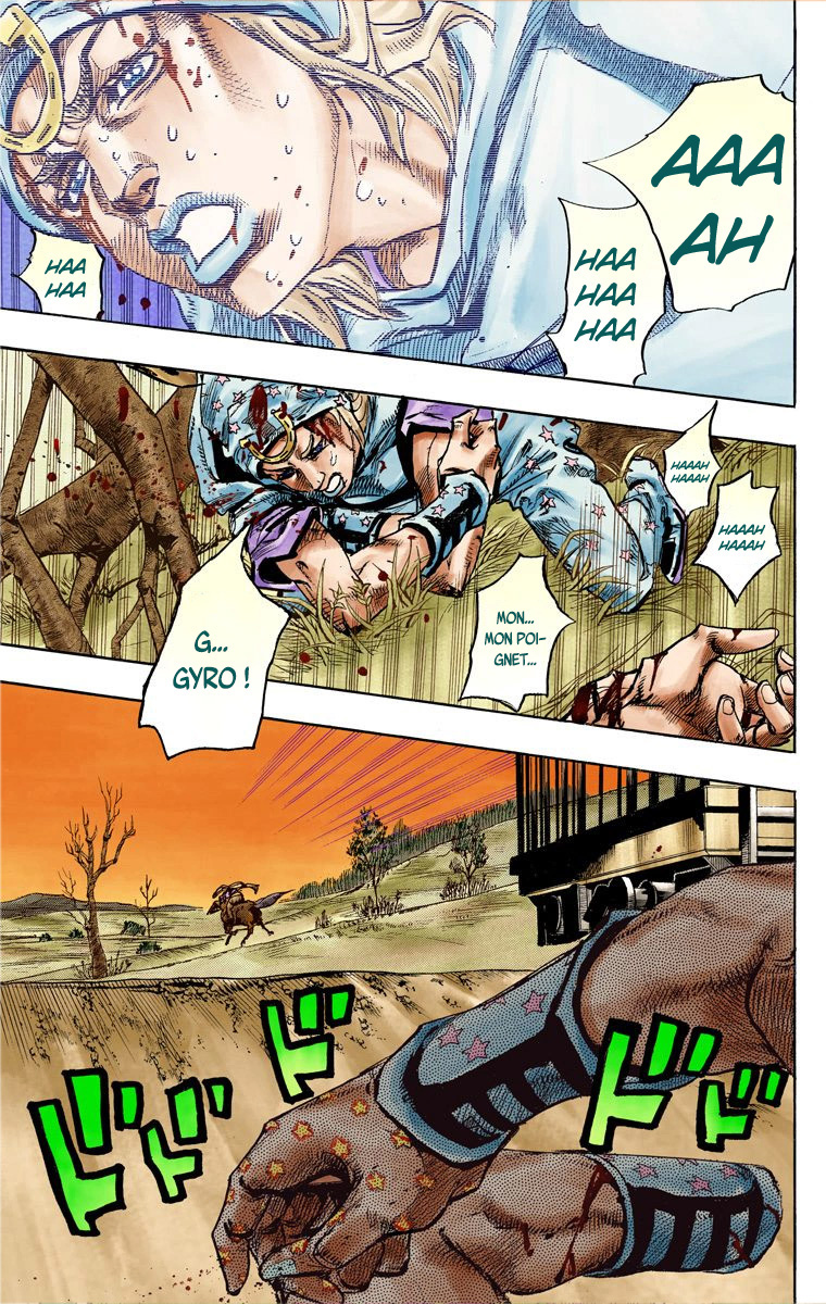 Read JoJo_s Bizarre Adventure Part 7 Steel Ball Run Official Colored FR Manga Online