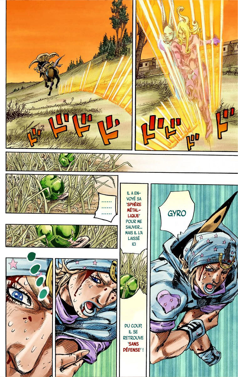 Read JoJo_s Bizarre Adventure Part 7 Steel Ball Run Official Colored FR Manga Online