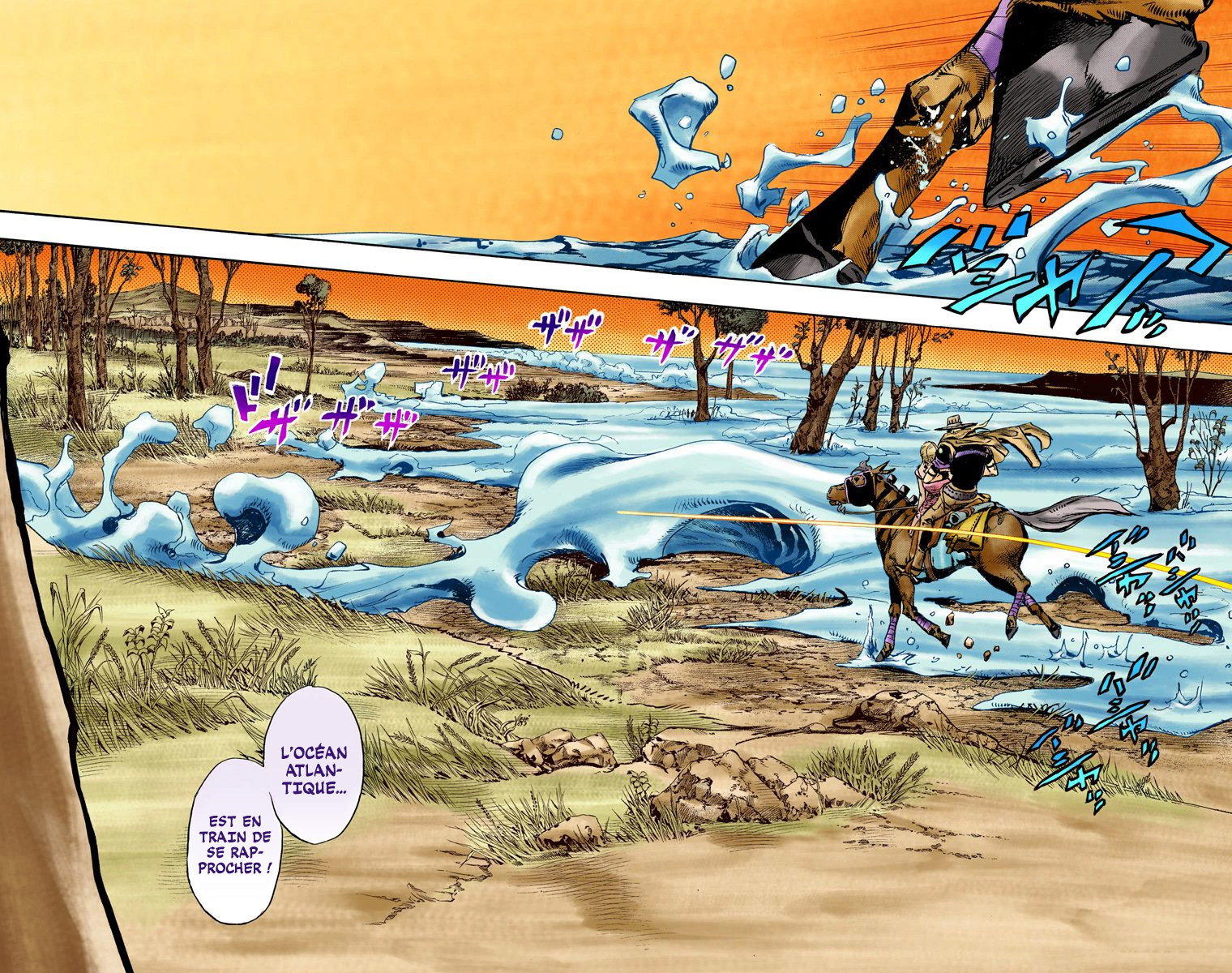 Read JoJo_s Bizarre Adventure Part 7 Steel Ball Run Official Colored FR Manga Online