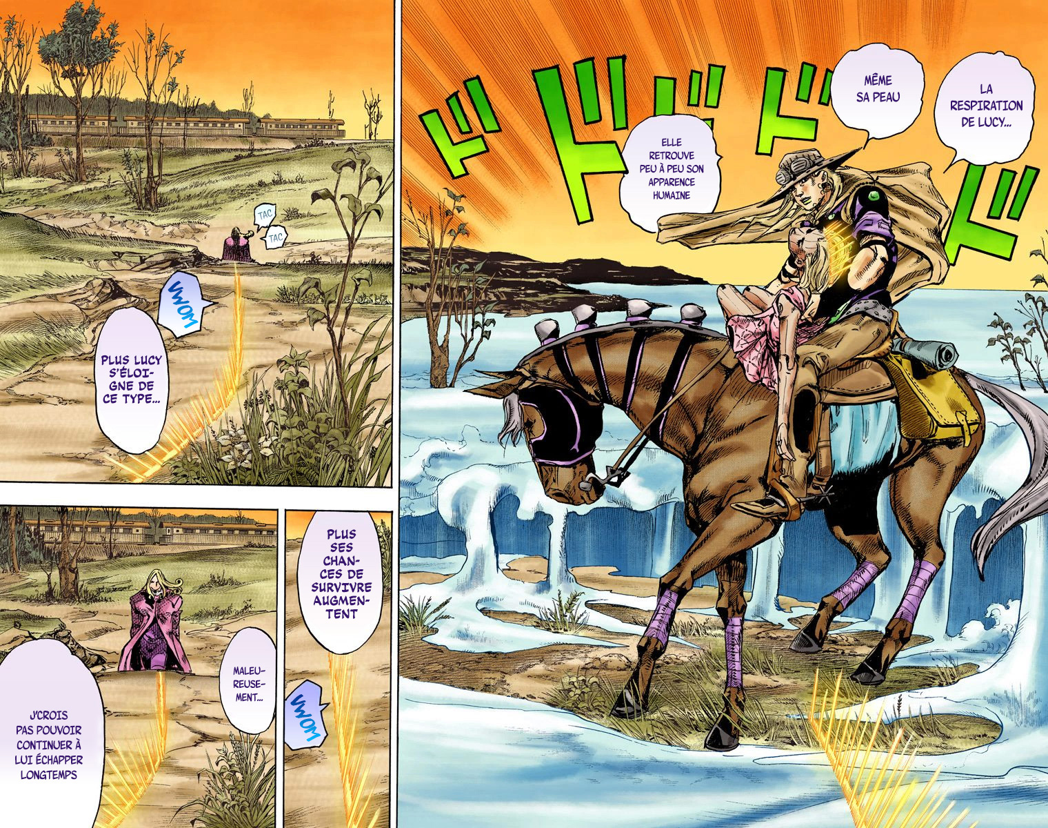 Read JoJo_s Bizarre Adventure Part 7 Steel Ball Run Official Colored FR Manga Online