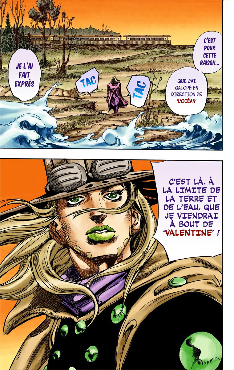 Read JoJo_s Bizarre Adventure Part 7 Steel Ball Run Official Colored FR Manga Online