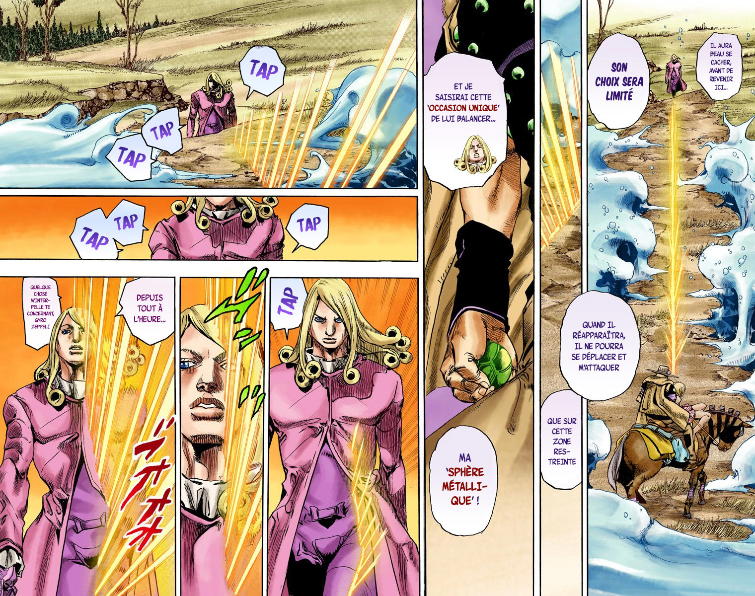 Read JoJo_s Bizarre Adventure Part 7 Steel Ball Run Official Colored FR Manga Online