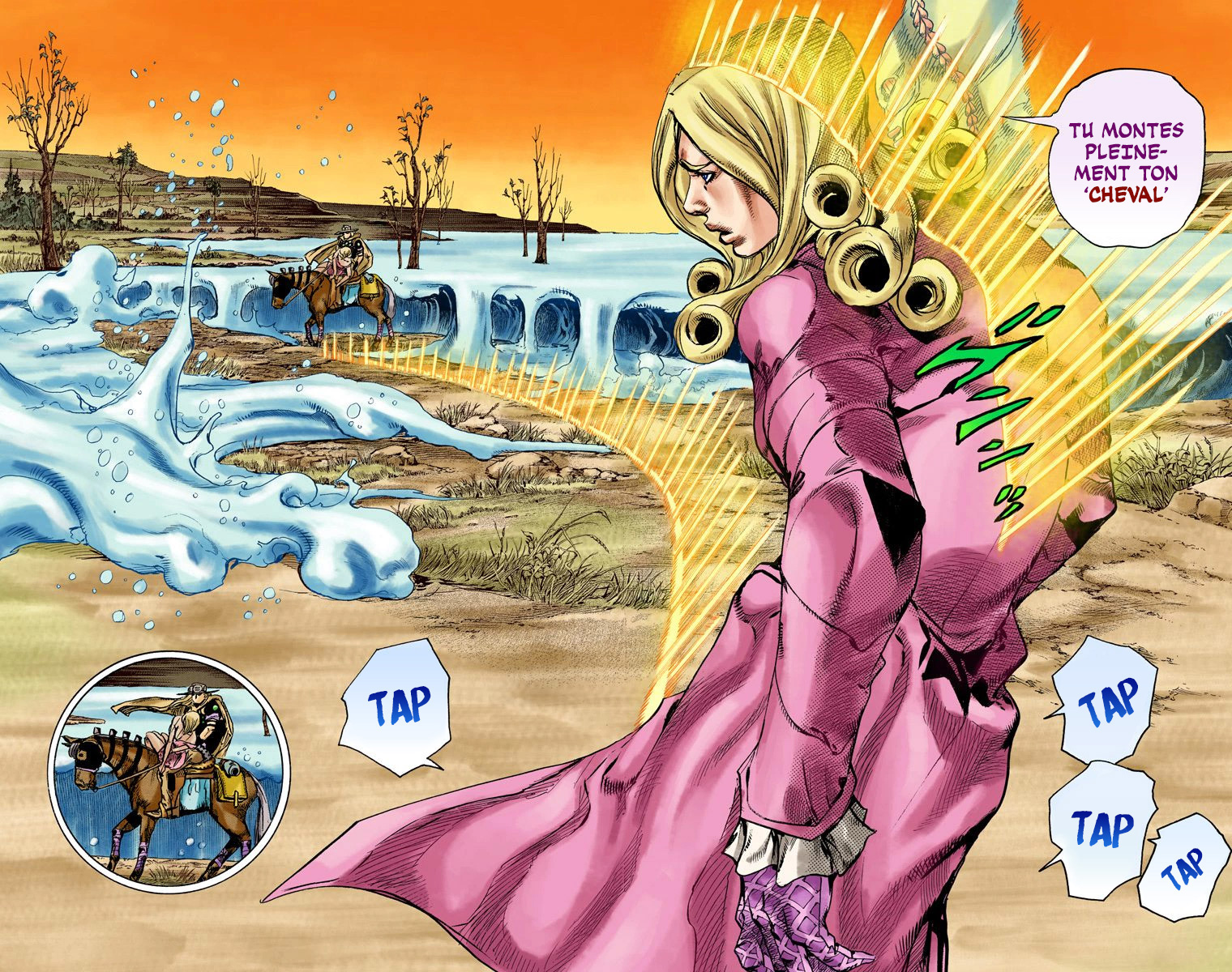 Read JoJo_s Bizarre Adventure Part 7 Steel Ball Run Official Colored FR Manga Online