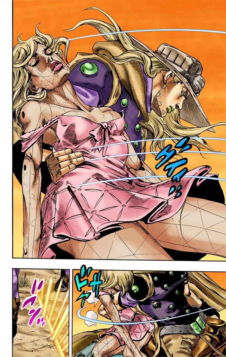 Read JoJo_s Bizarre Adventure Part 7 Steel Ball Run Official Colored FR Manga Online