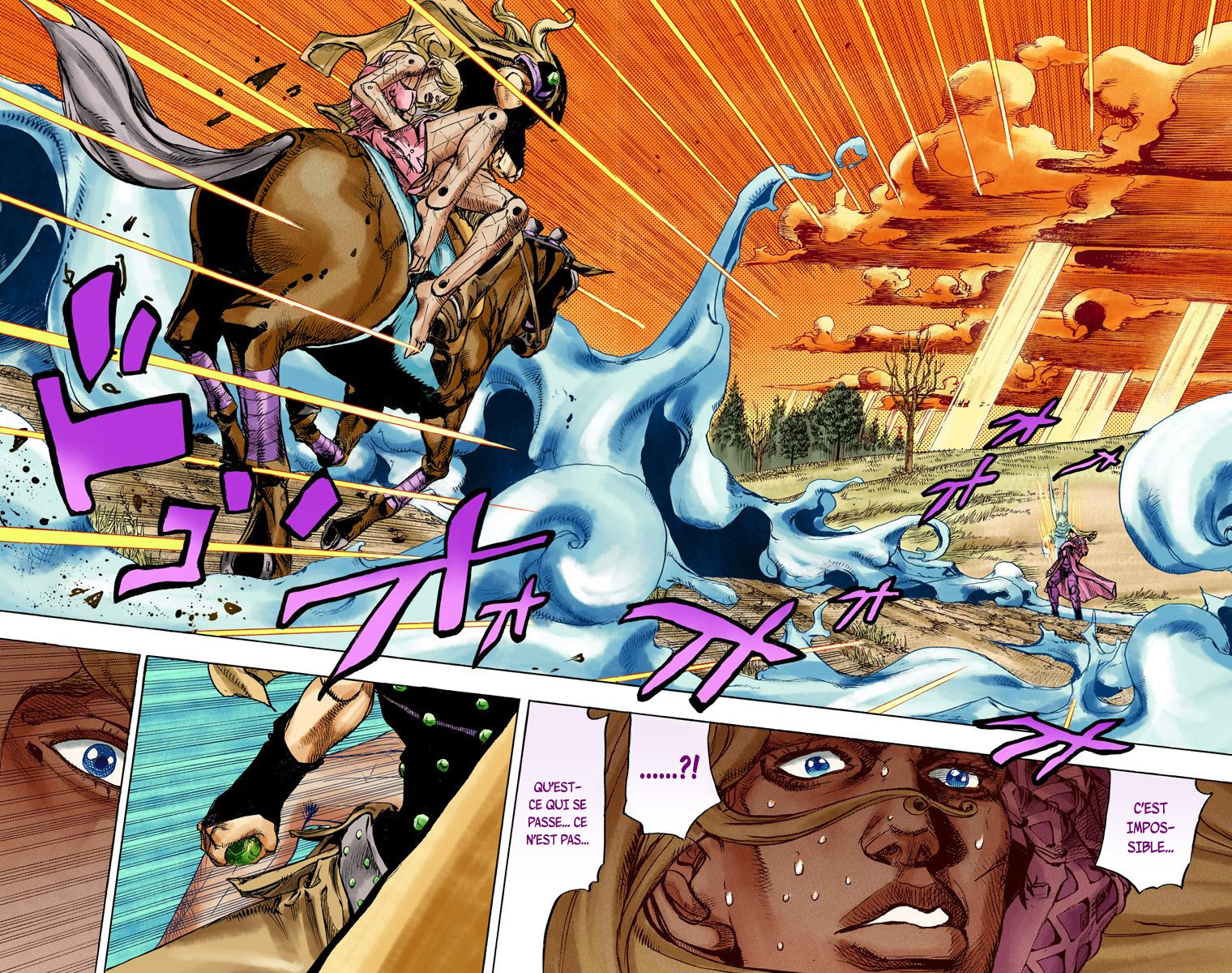Read JoJo_s Bizarre Adventure Part 7 Steel Ball Run Official Colored FR Manga Online
