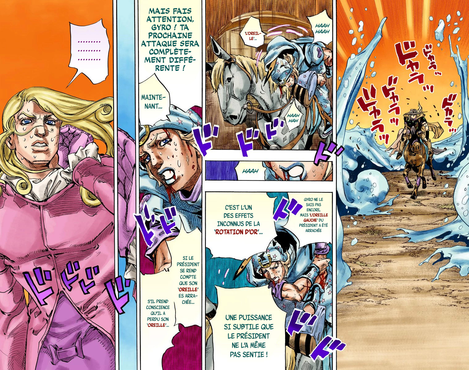 Read JoJo_s Bizarre Adventure Part 7 Steel Ball Run Official Colored FR Manga Online