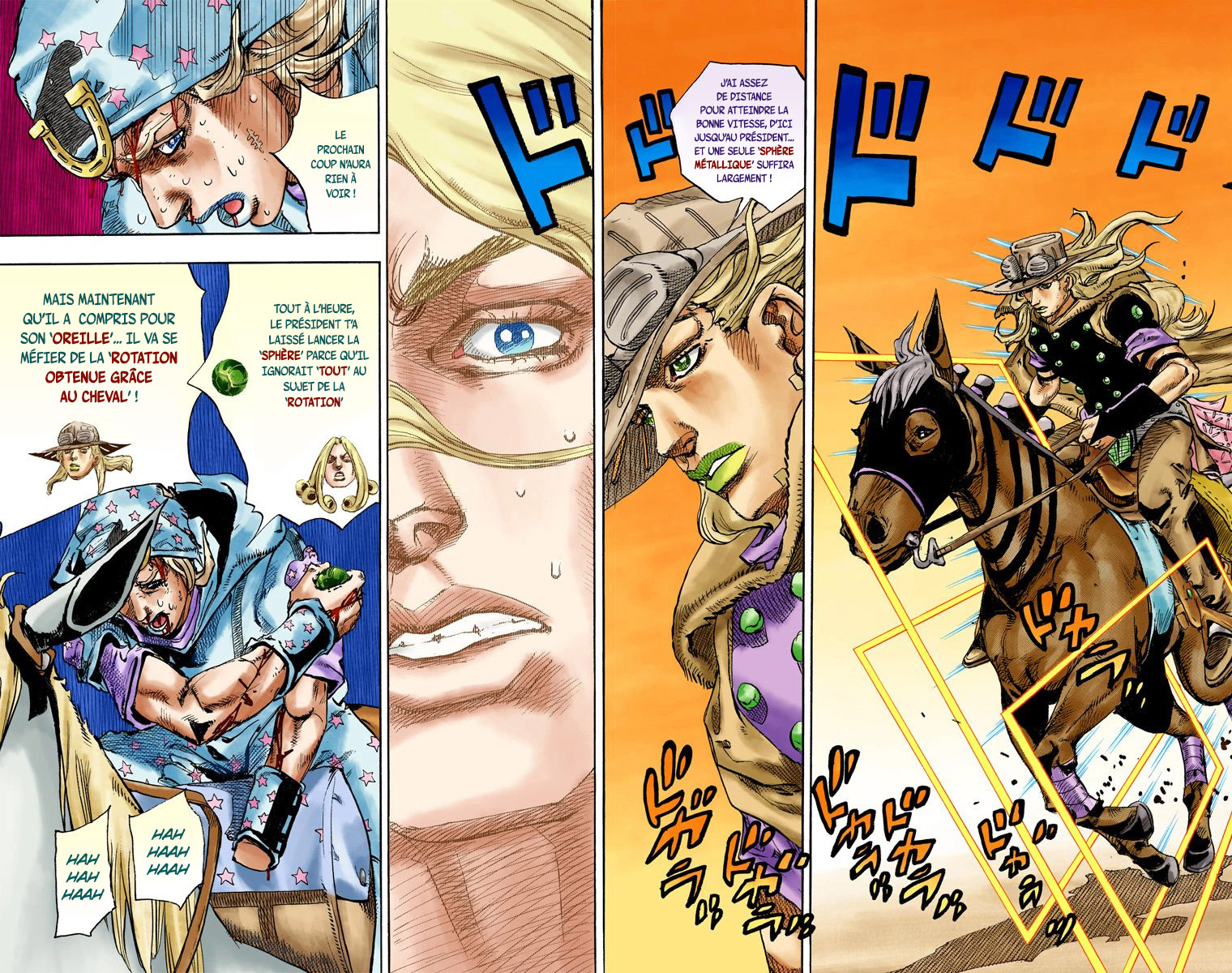 Read JoJo_s Bizarre Adventure Part 7 Steel Ball Run Official Colored FR Manga Online