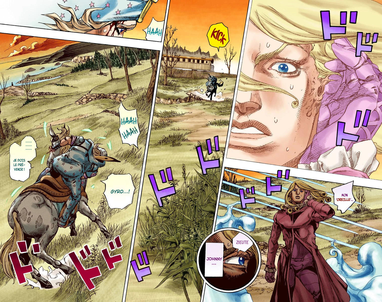 Read JoJo_s Bizarre Adventure Part 7 Steel Ball Run Official Colored FR Manga Online
