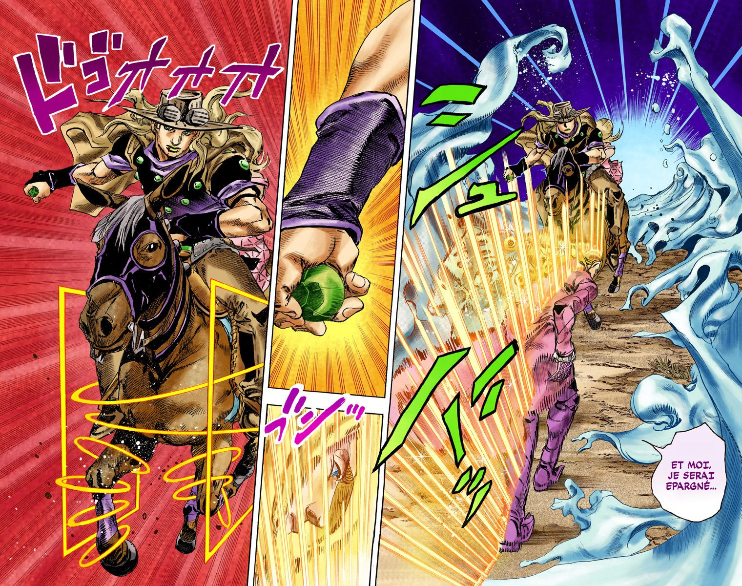 Read JoJo_s Bizarre Adventure Part 7 Steel Ball Run Official Colored FR Manga Online