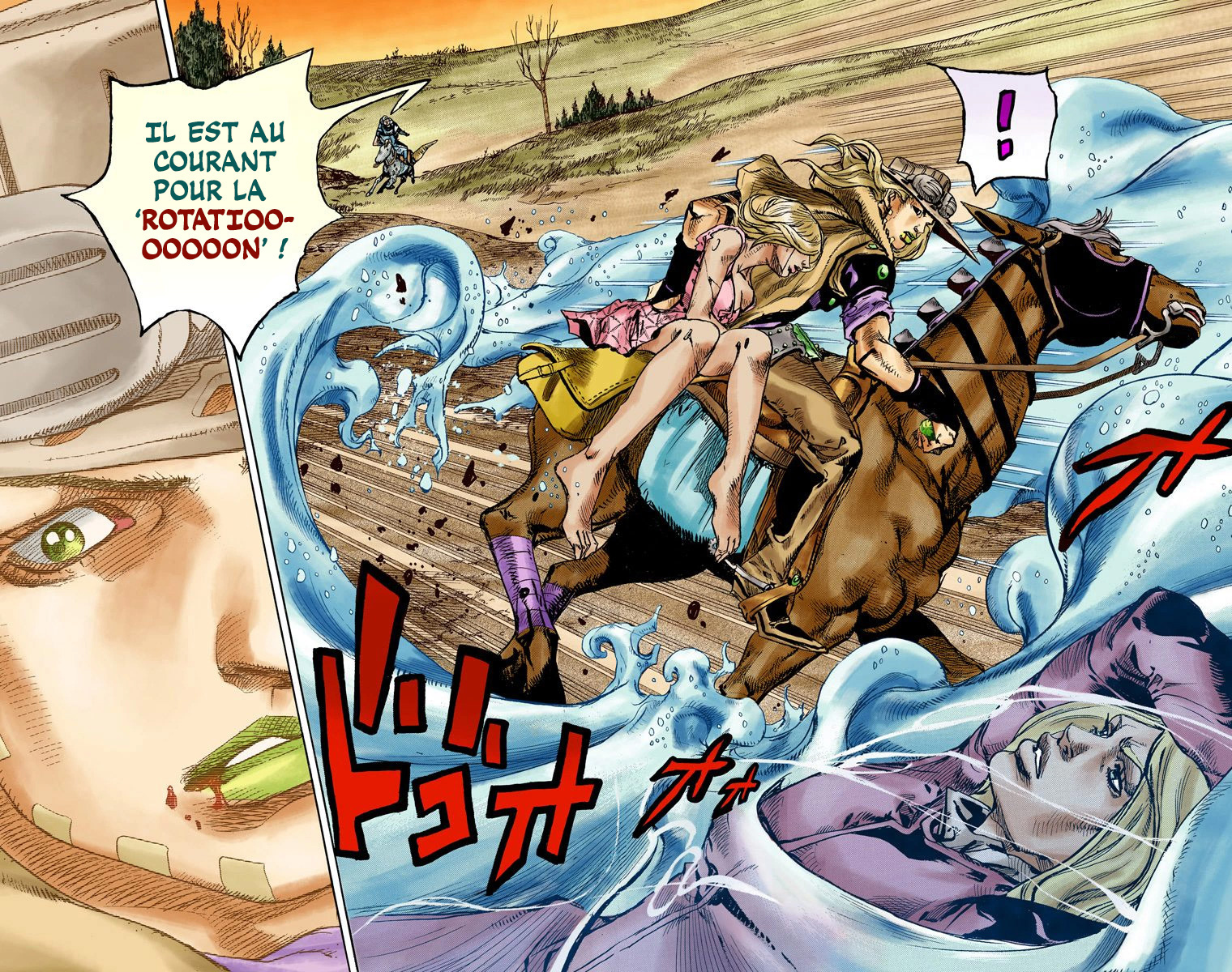 Read JoJo_s Bizarre Adventure Part 7 Steel Ball Run Official Colored FR Manga Online
