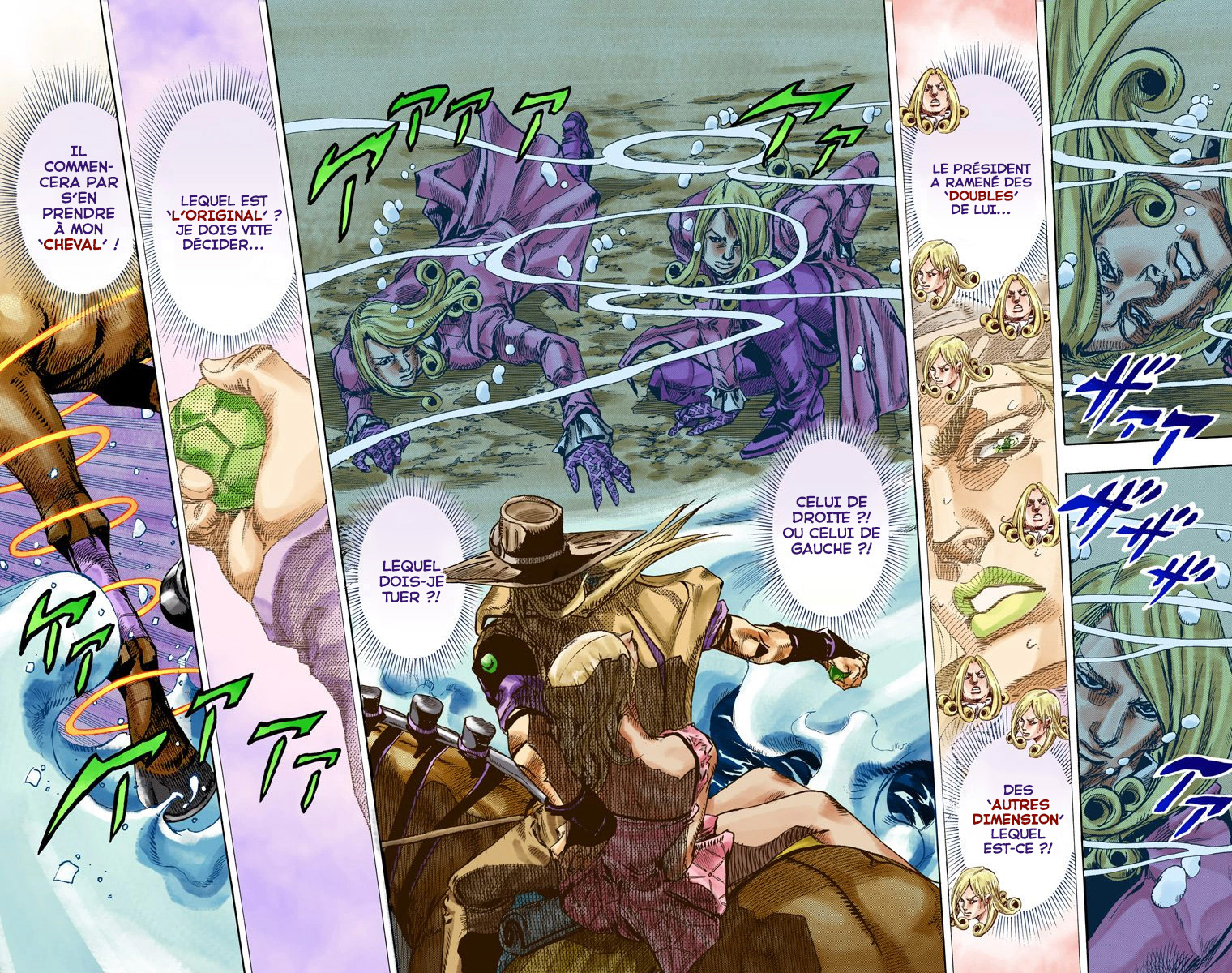Read JoJo_s Bizarre Adventure Part 7 Steel Ball Run Official Colored FR Manga Online