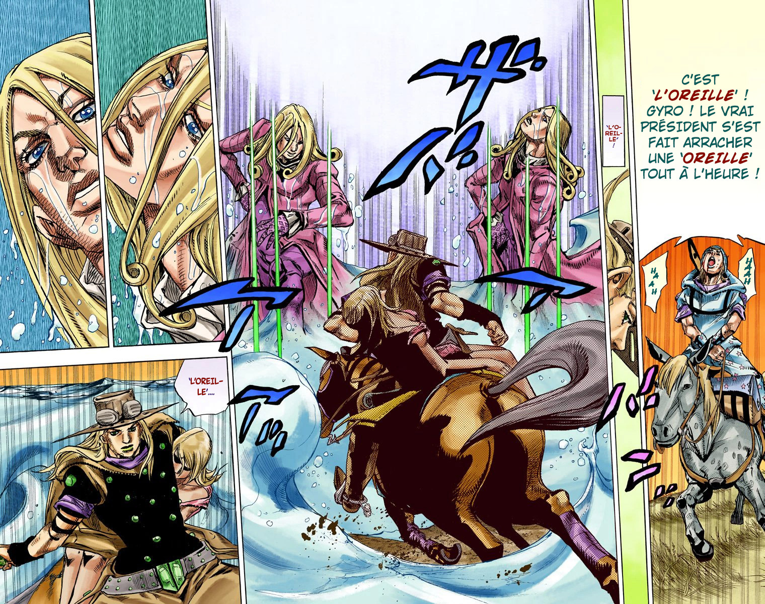 Read JoJo_s Bizarre Adventure Part 7 Steel Ball Run Official Colored FR Manga Online