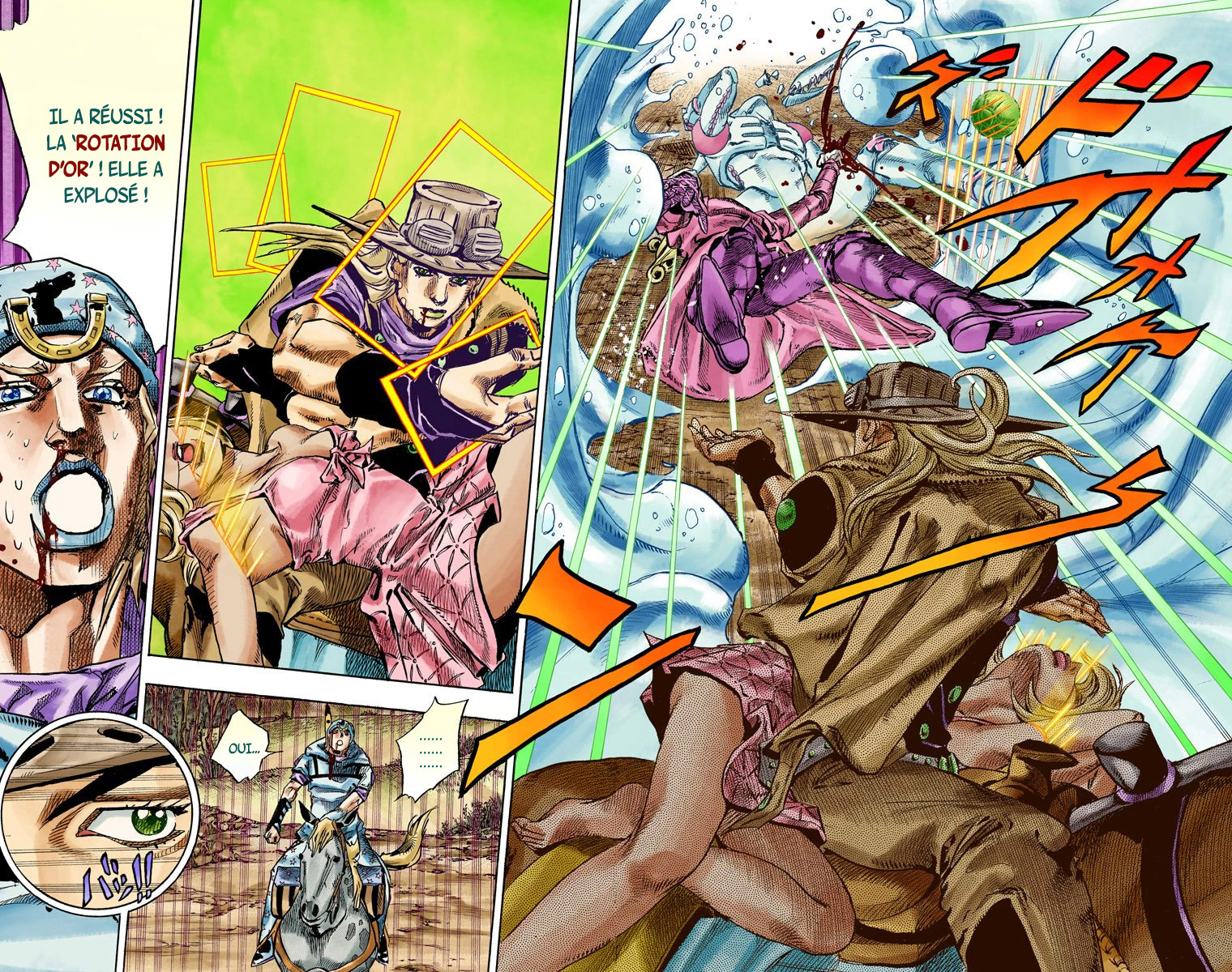 Read JoJo_s Bizarre Adventure Part 7 Steel Ball Run Official Colored FR Manga Online