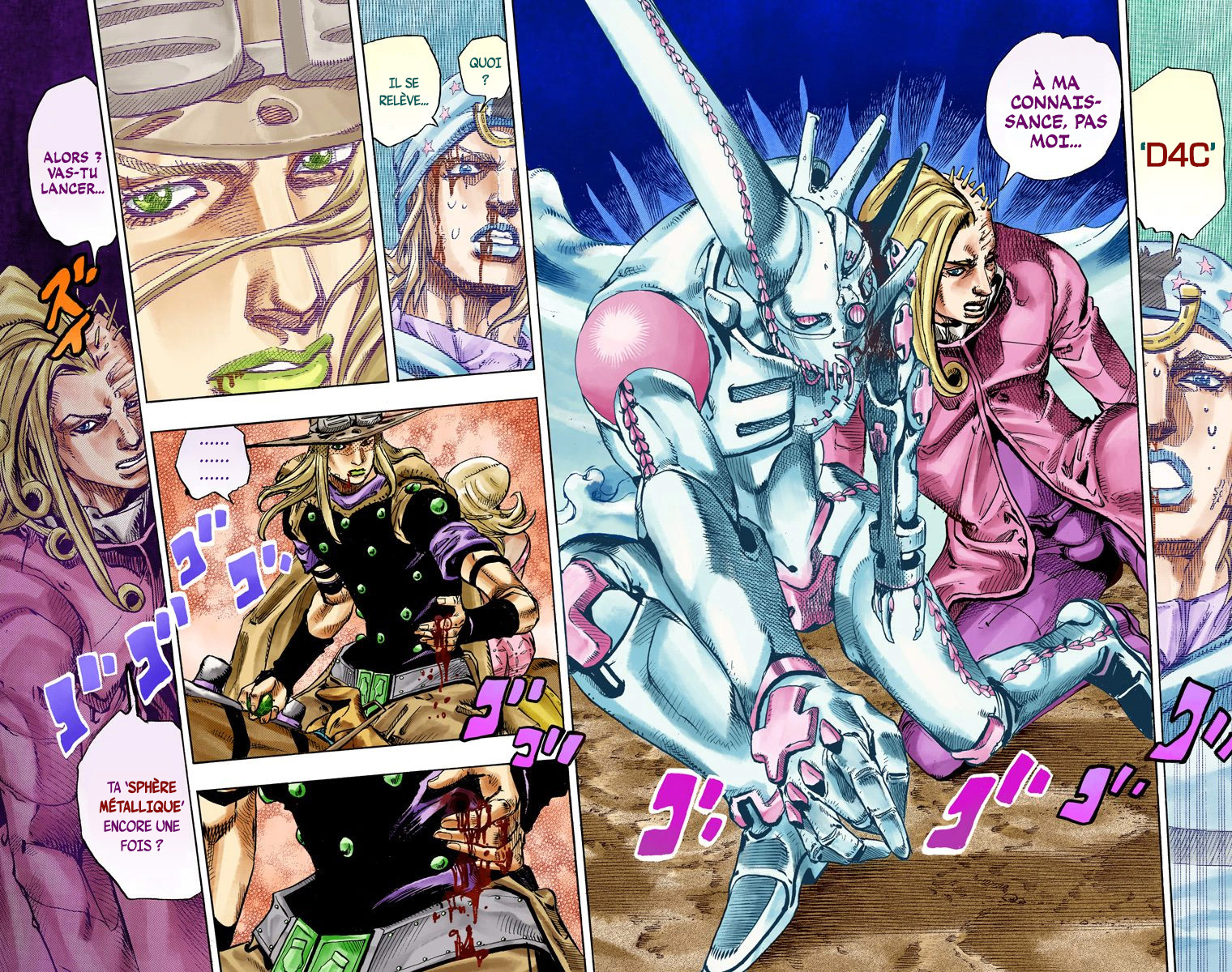 Read JoJo_s Bizarre Adventure Part 7 Steel Ball Run Official Colored FR Manga Online