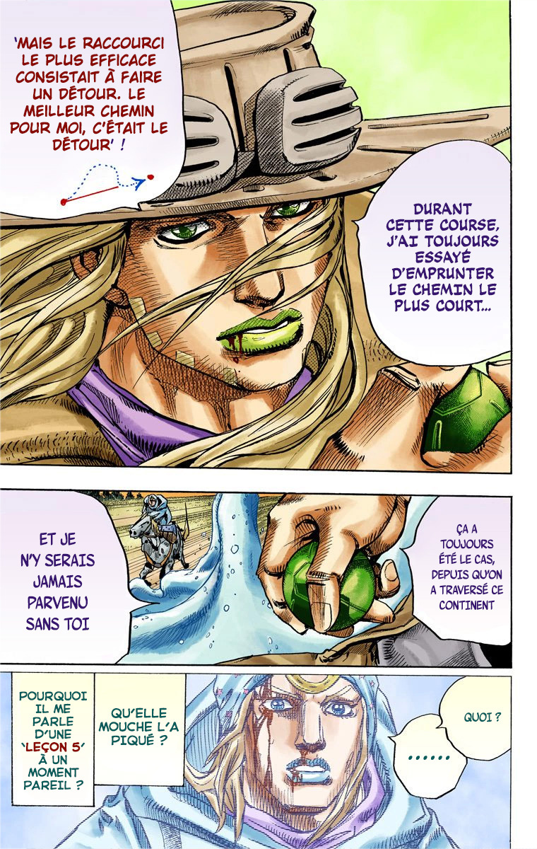 Read JoJo_s Bizarre Adventure Part 7 Steel Ball Run Official Colored FR Manga Online