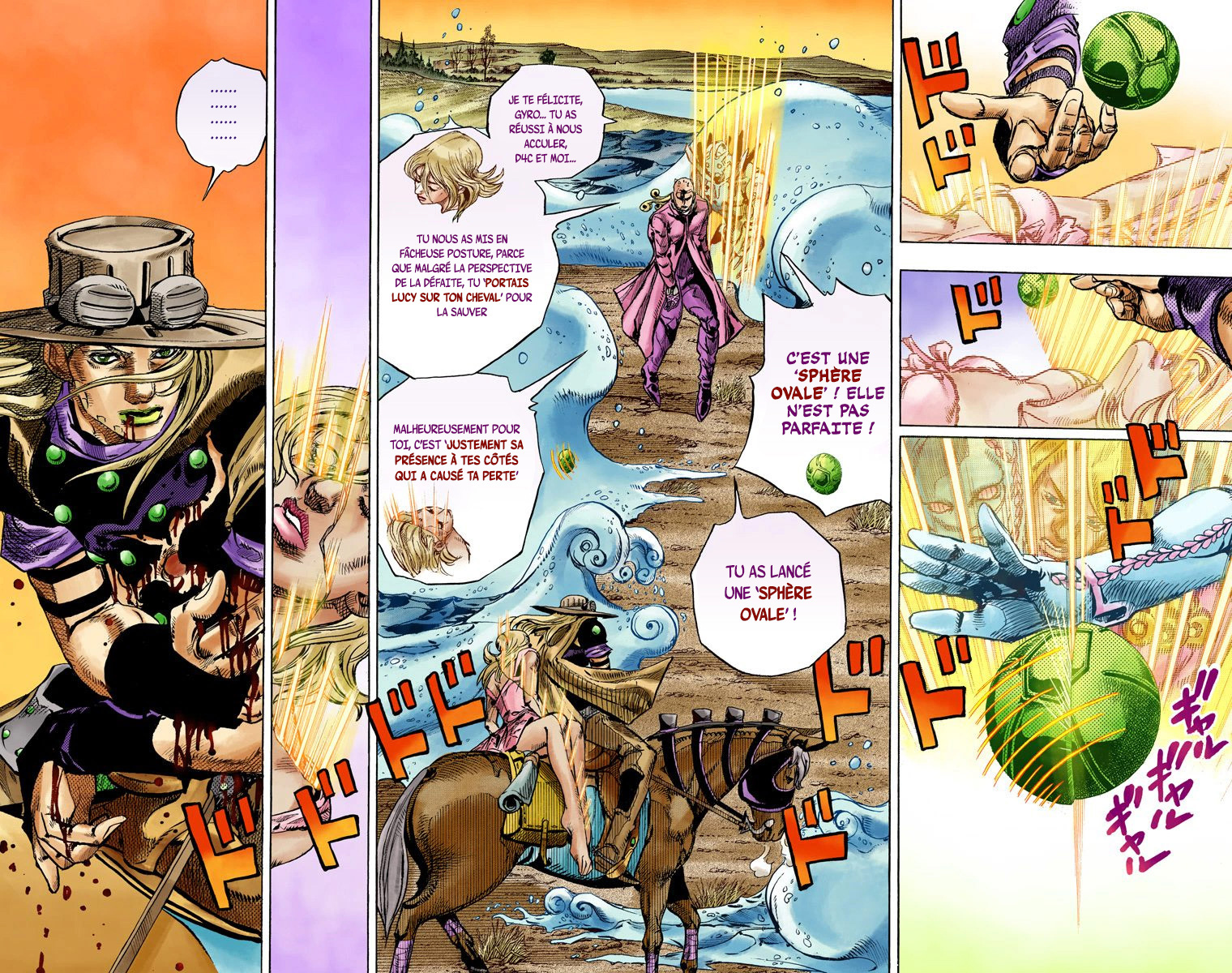 Read JoJo_s Bizarre Adventure Part 7 Steel Ball Run Official Colored FR Manga Online