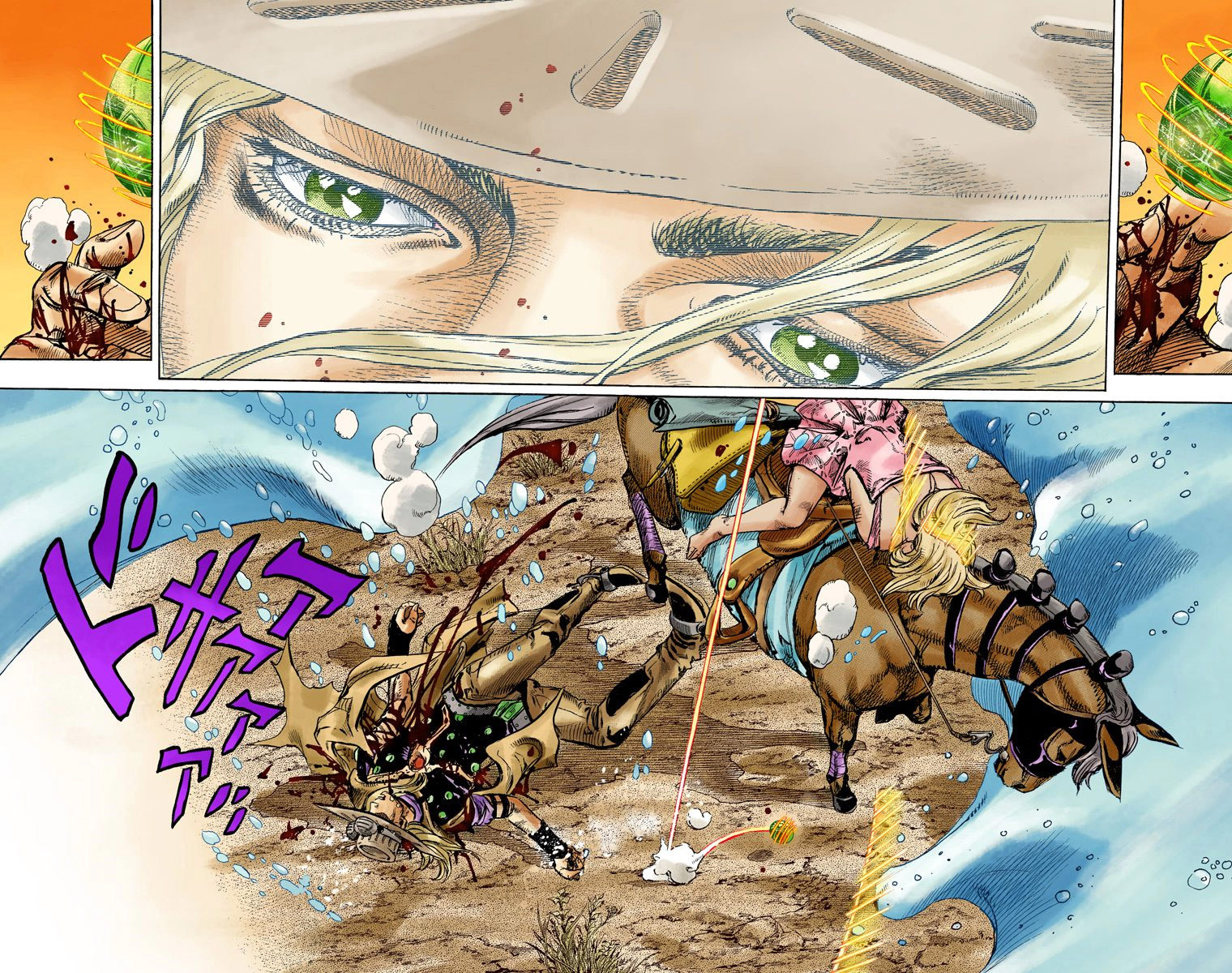 Read JoJo_s Bizarre Adventure Part 7 Steel Ball Run Official Colored FR Manga Online