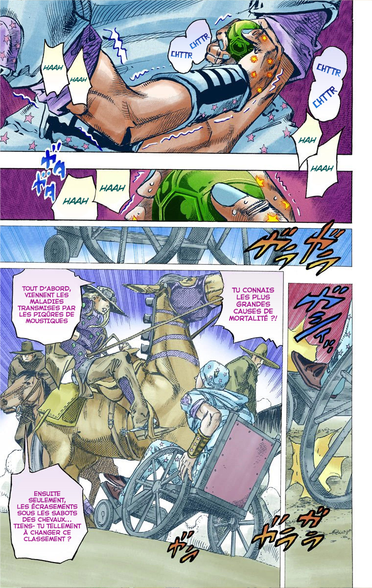Read JoJo_s Bizarre Adventure Part 7 Steel Ball Run Official Colored FR Manga Online