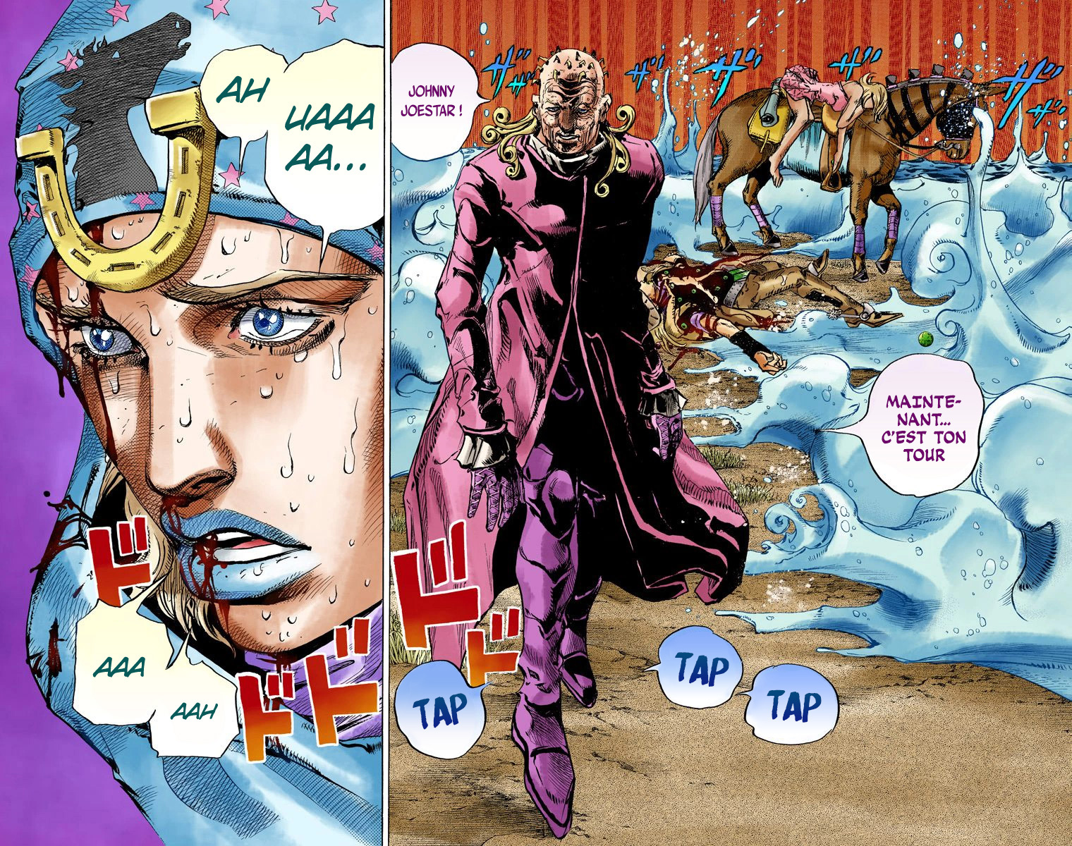 Read JoJo_s Bizarre Adventure Part 7 Steel Ball Run Official Colored FR Manga Online