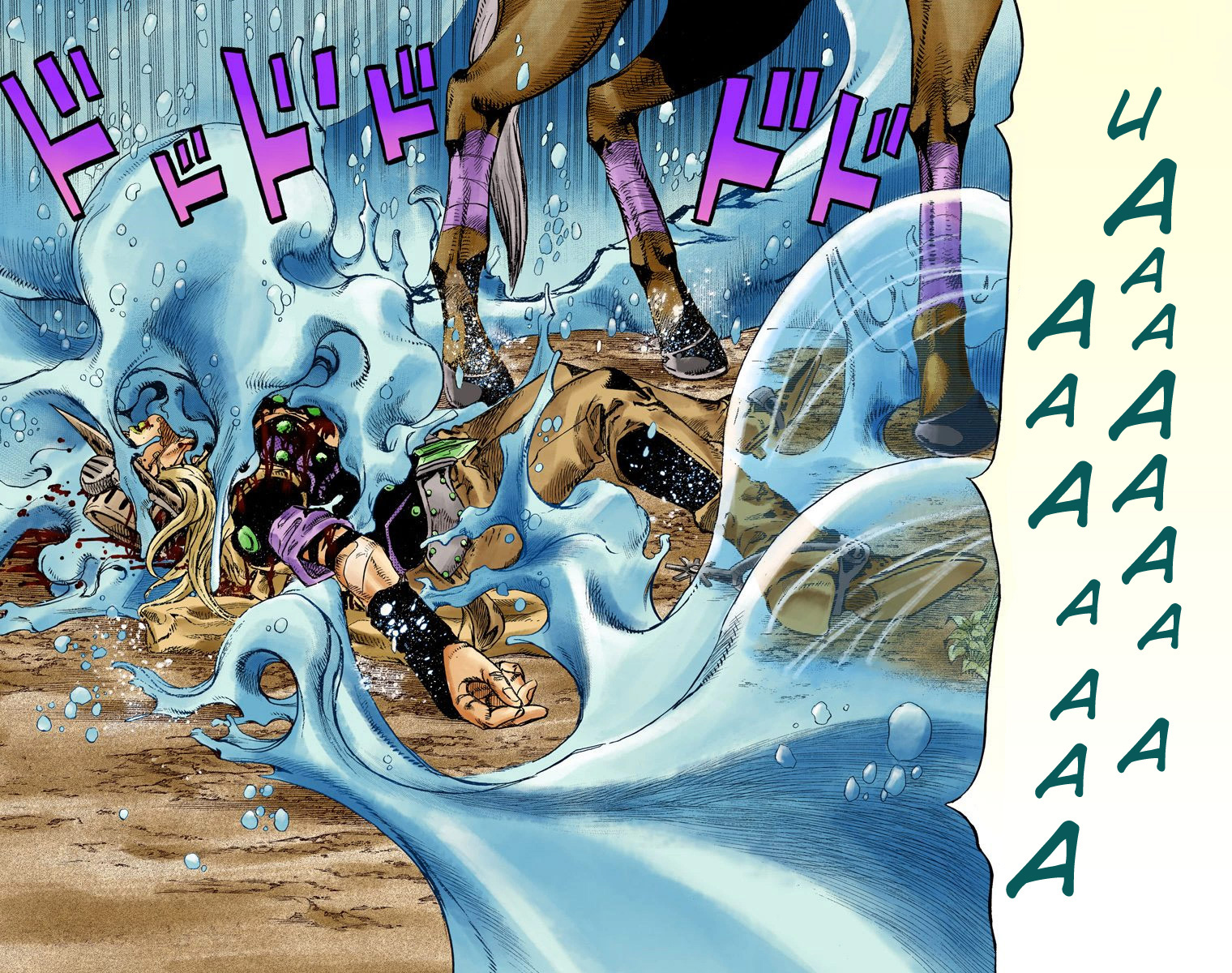Read JoJo_s Bizarre Adventure Part 7 Steel Ball Run Official Colored FR Manga Online