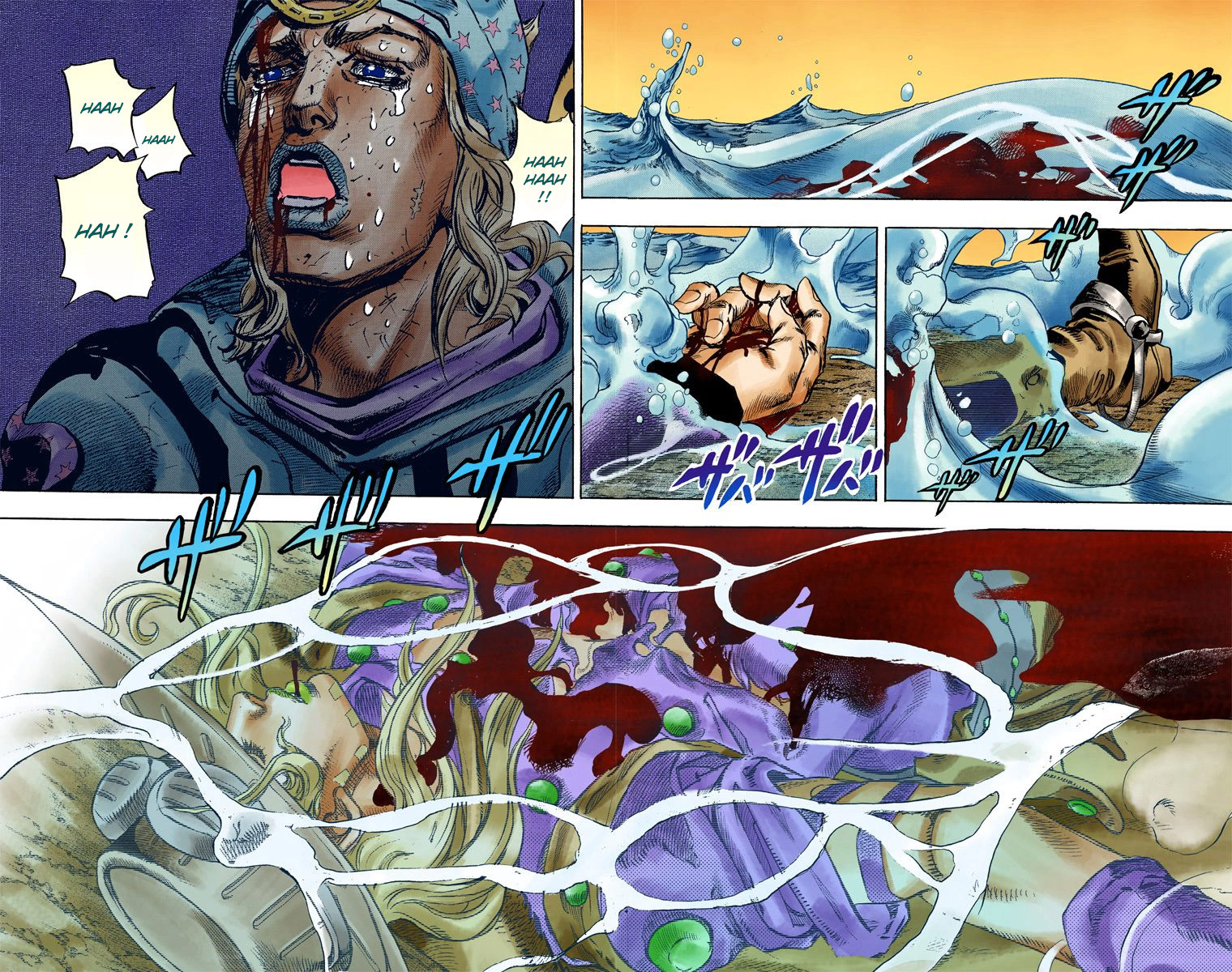 Read JoJo_s Bizarre Adventure Part 7 Steel Ball Run Official Colored FR Manga Online