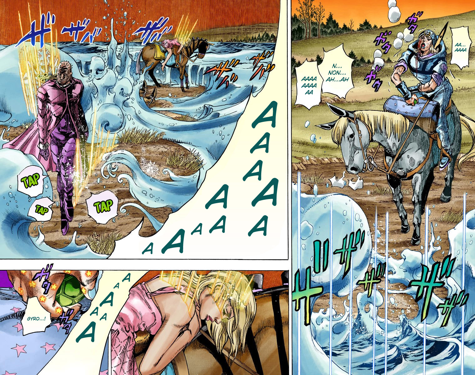 Read JoJo_s Bizarre Adventure Part 7 Steel Ball Run Official Colored FR Manga Online