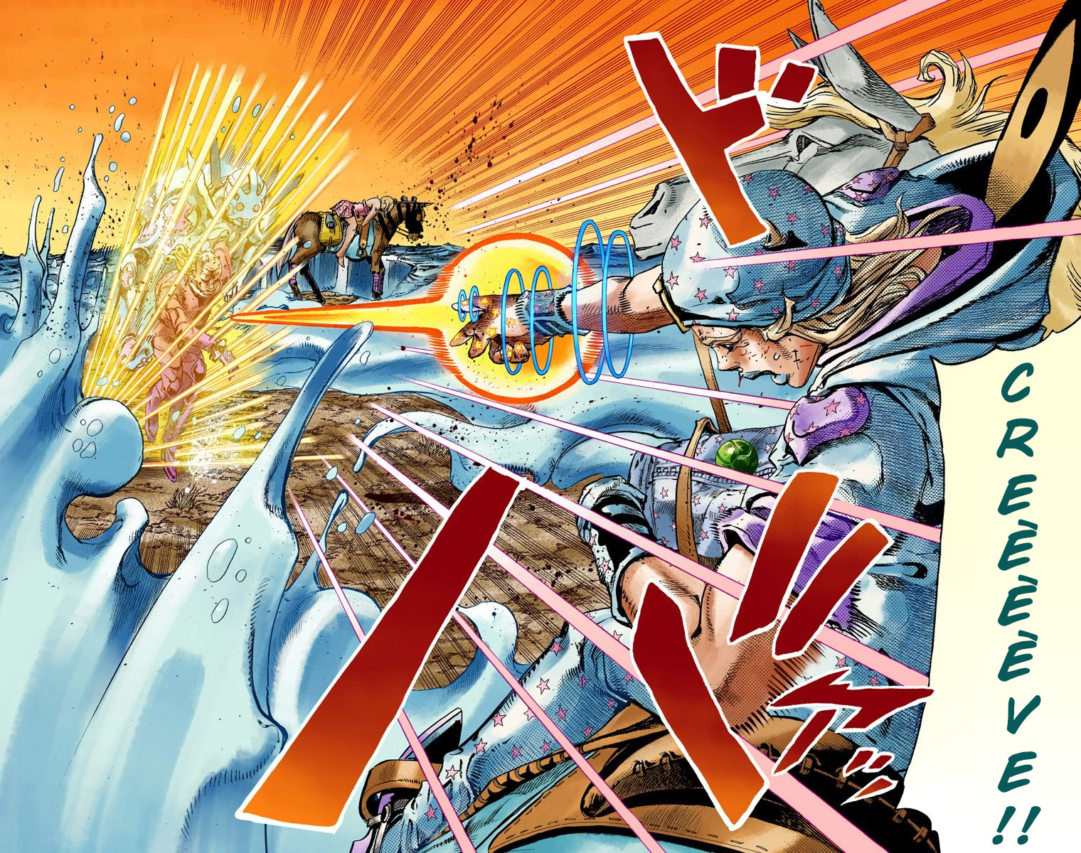 Read JoJo_s Bizarre Adventure Part 7 Steel Ball Run Official Colored FR Manga Online