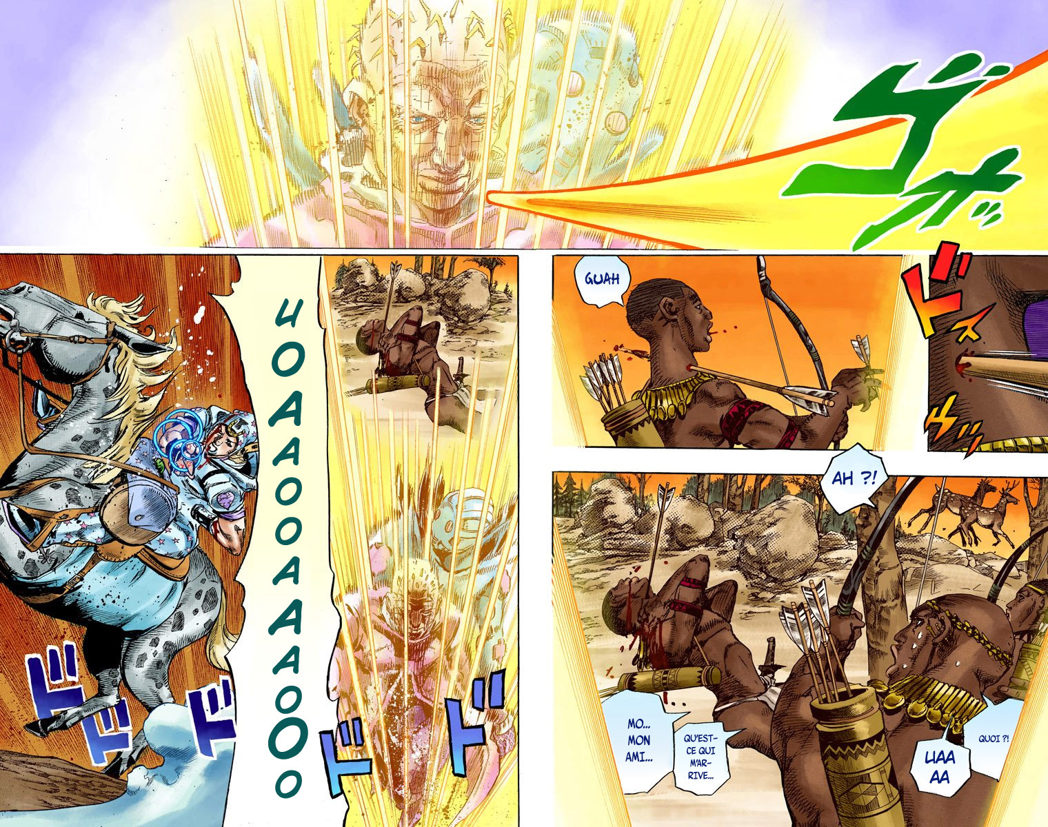 Read JoJo_s Bizarre Adventure Part 7 Steel Ball Run Official Colored FR Manga Online