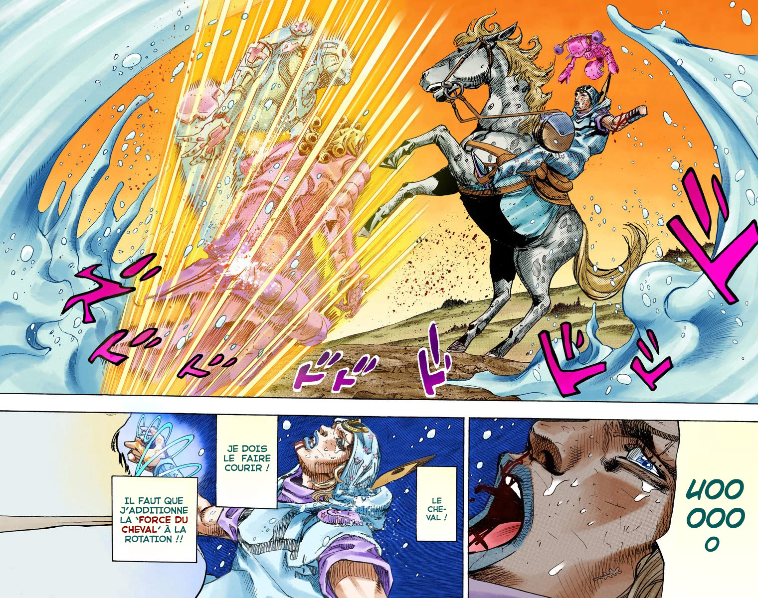Read JoJo_s Bizarre Adventure Part 7 Steel Ball Run Official Colored FR Manga Online