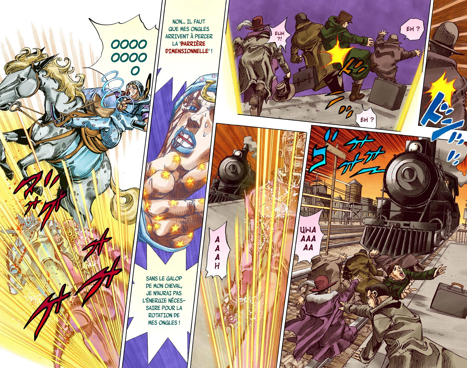 Read JoJo_s Bizarre Adventure Part 7 Steel Ball Run Official Colored FR Manga Online